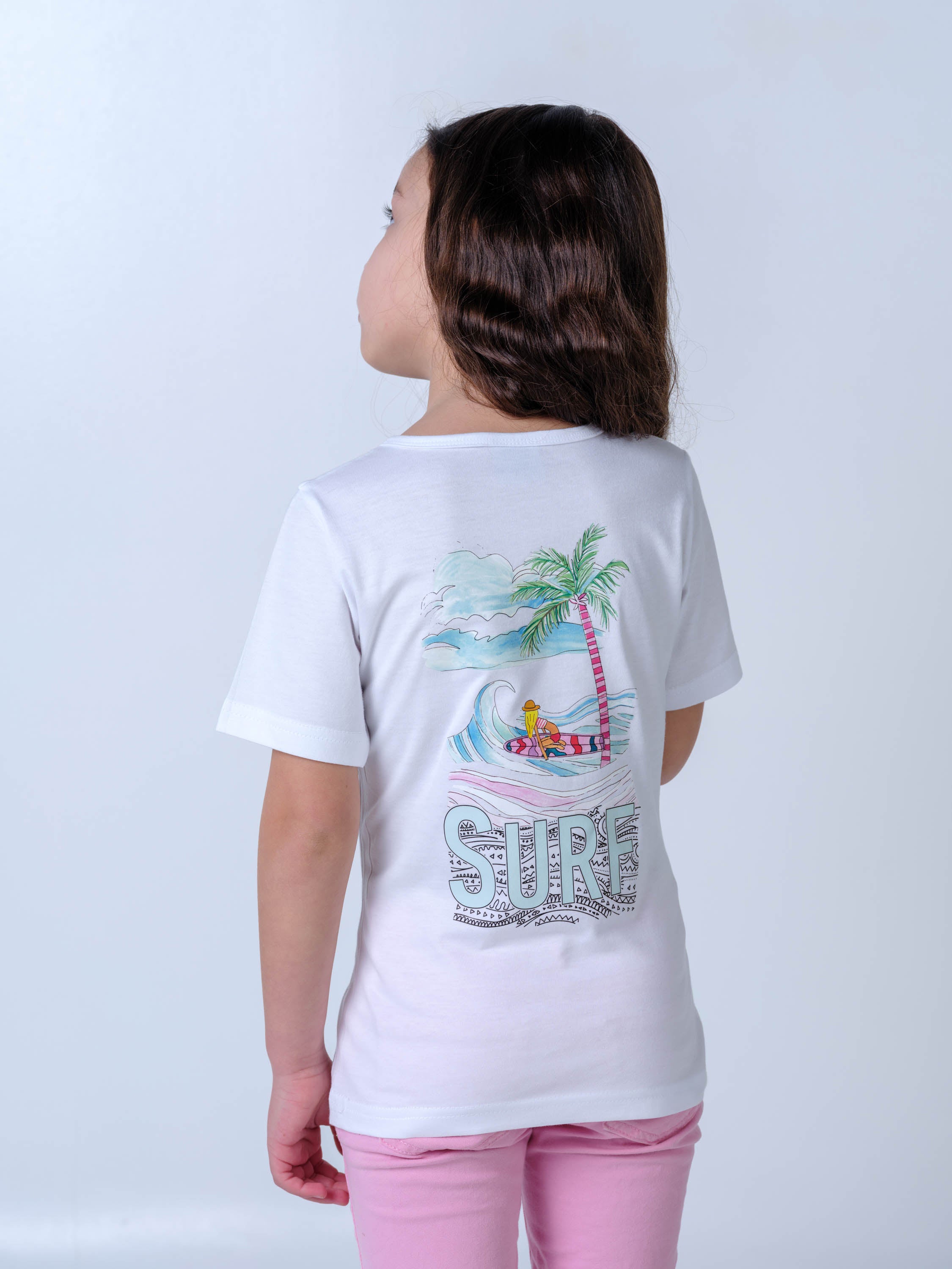 SURF Σκηνή Παραλίας με Φοίνικες - Μπλούζες