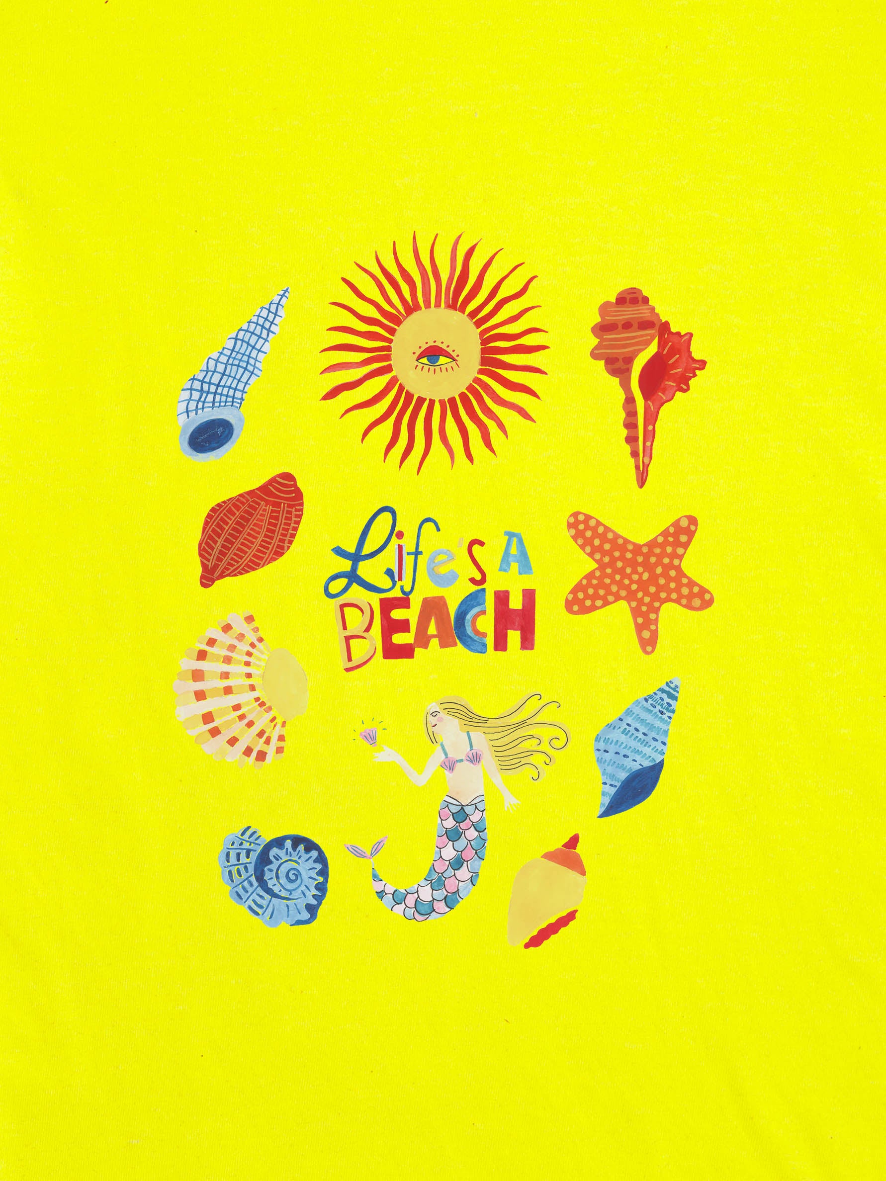 “Life is a Beach” Καλοκαιρινά Σύμβολα - Μπλούζες