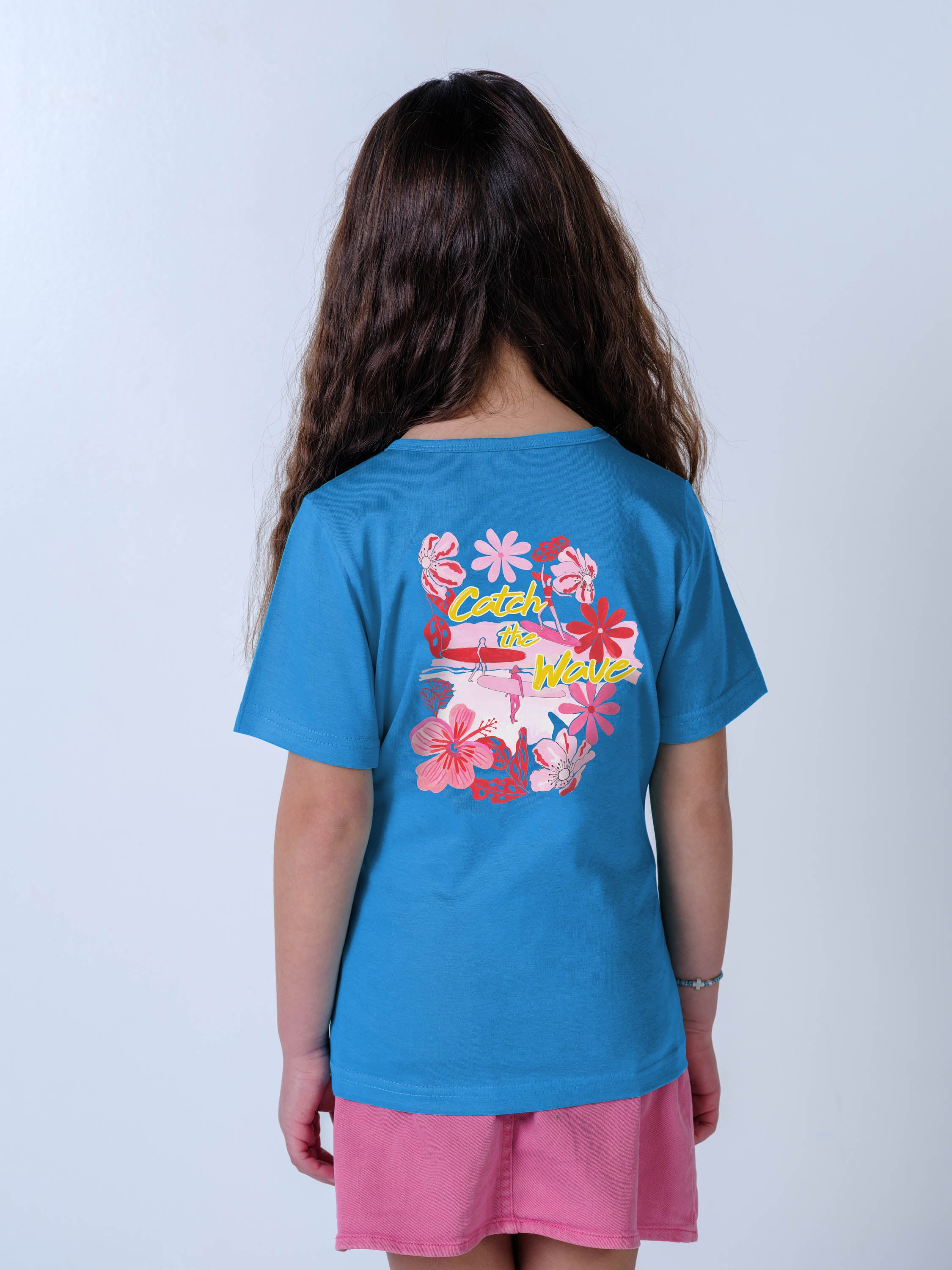 “Catch the Wave” Φλοράλ Πλαίσιο - Μπλούζες