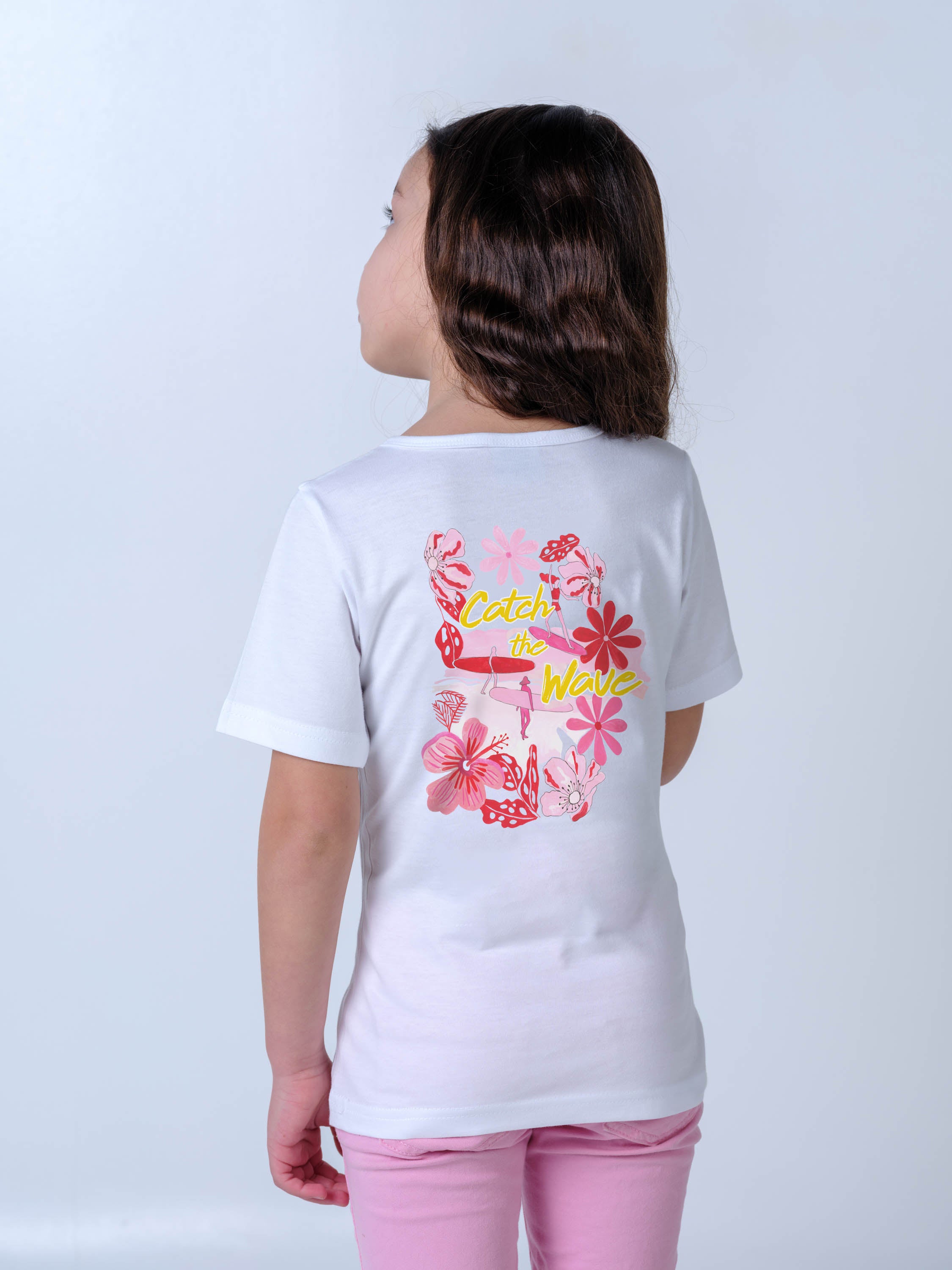 “Catch the Wave” Φλοράλ Πλαίσιο - Μπλούζες