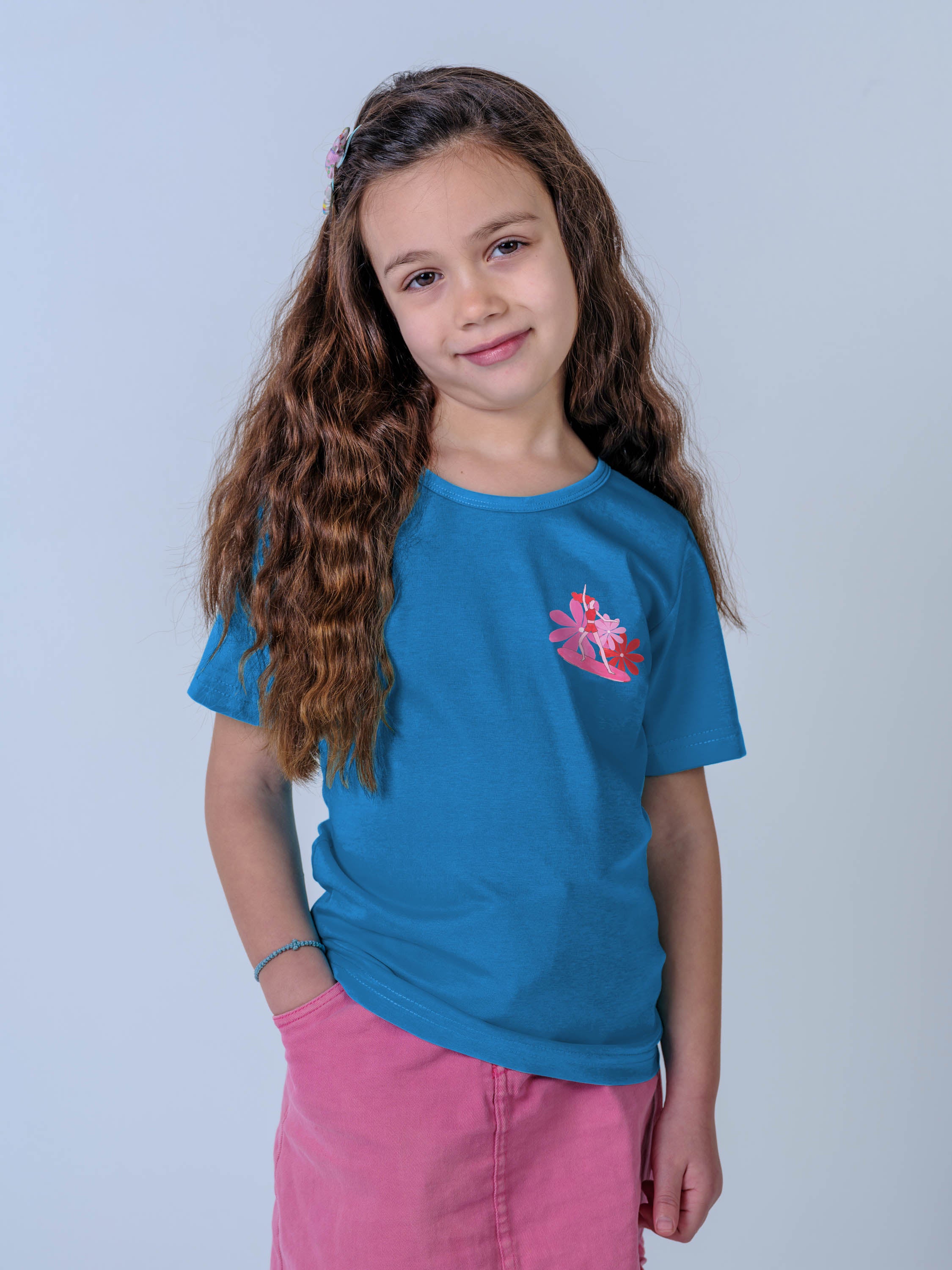 “Catch the Wave” Φλοράλ Πλαίσιο - Μπλούζες