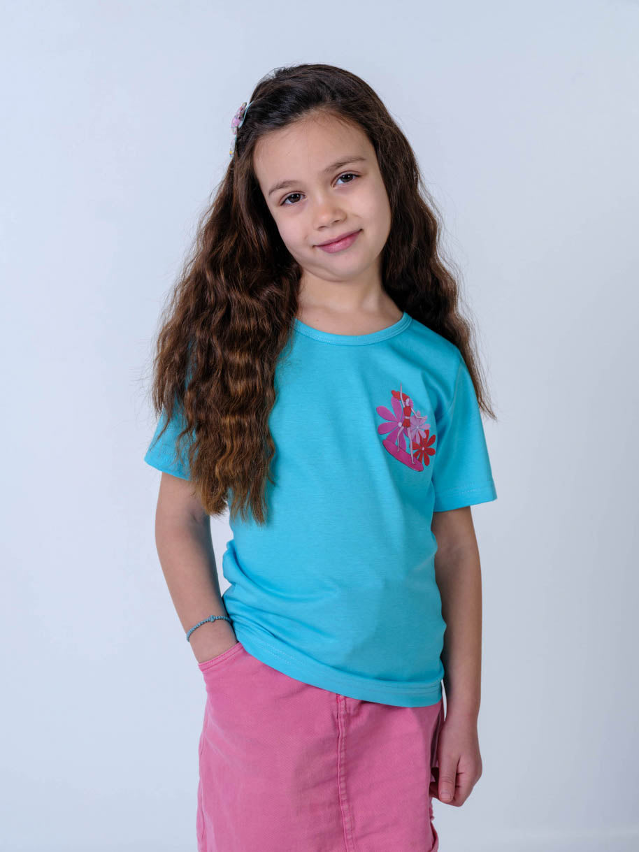 “Catch the Wave” Φλοράλ Πλαίσιο - Μπλούζες