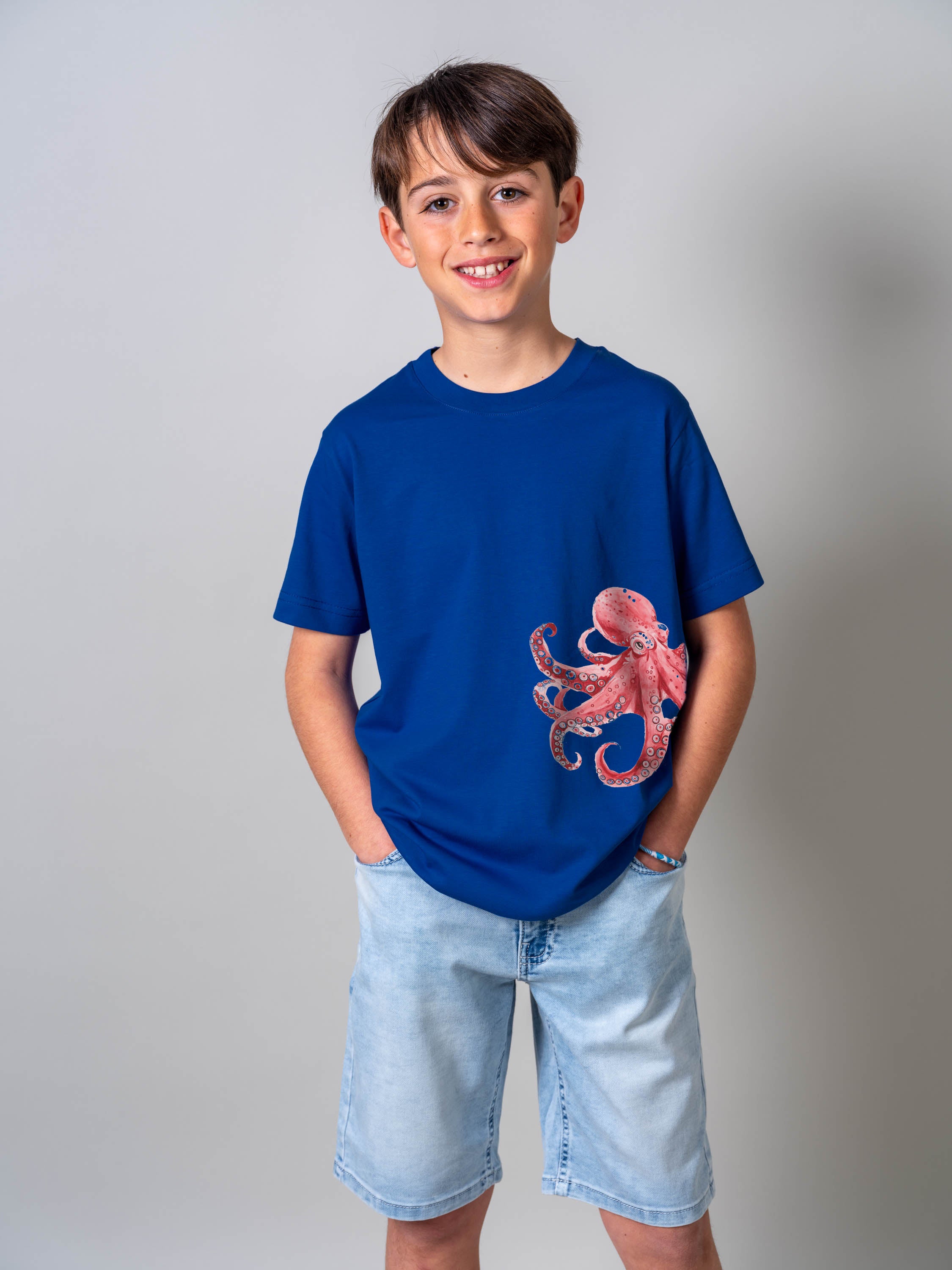 Κόκκινο Χταπόδι Υδατογραφία - Μπλούζες