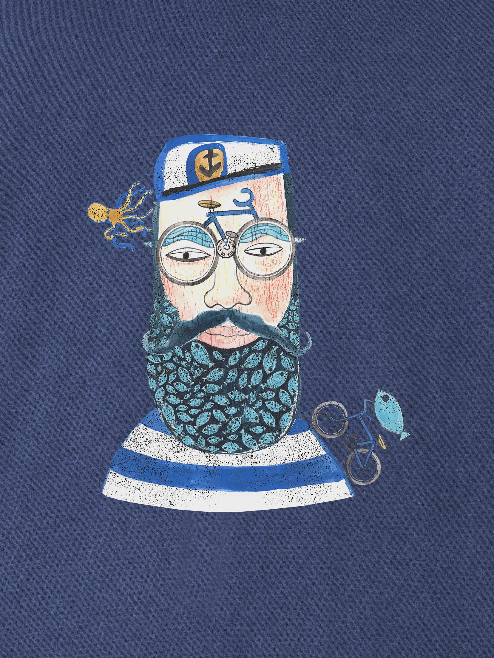 Ναυτικό Πορτρέτο Ναύτη - Μπλούζες Πετροπλυμένες