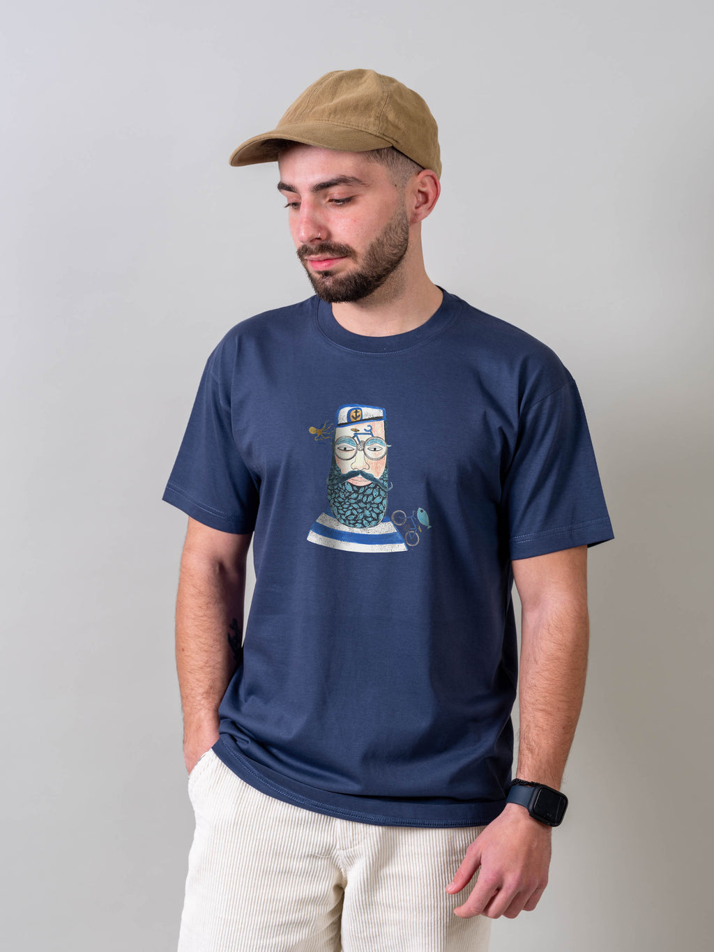 Sailor Portrait Nautical - T-Shirts