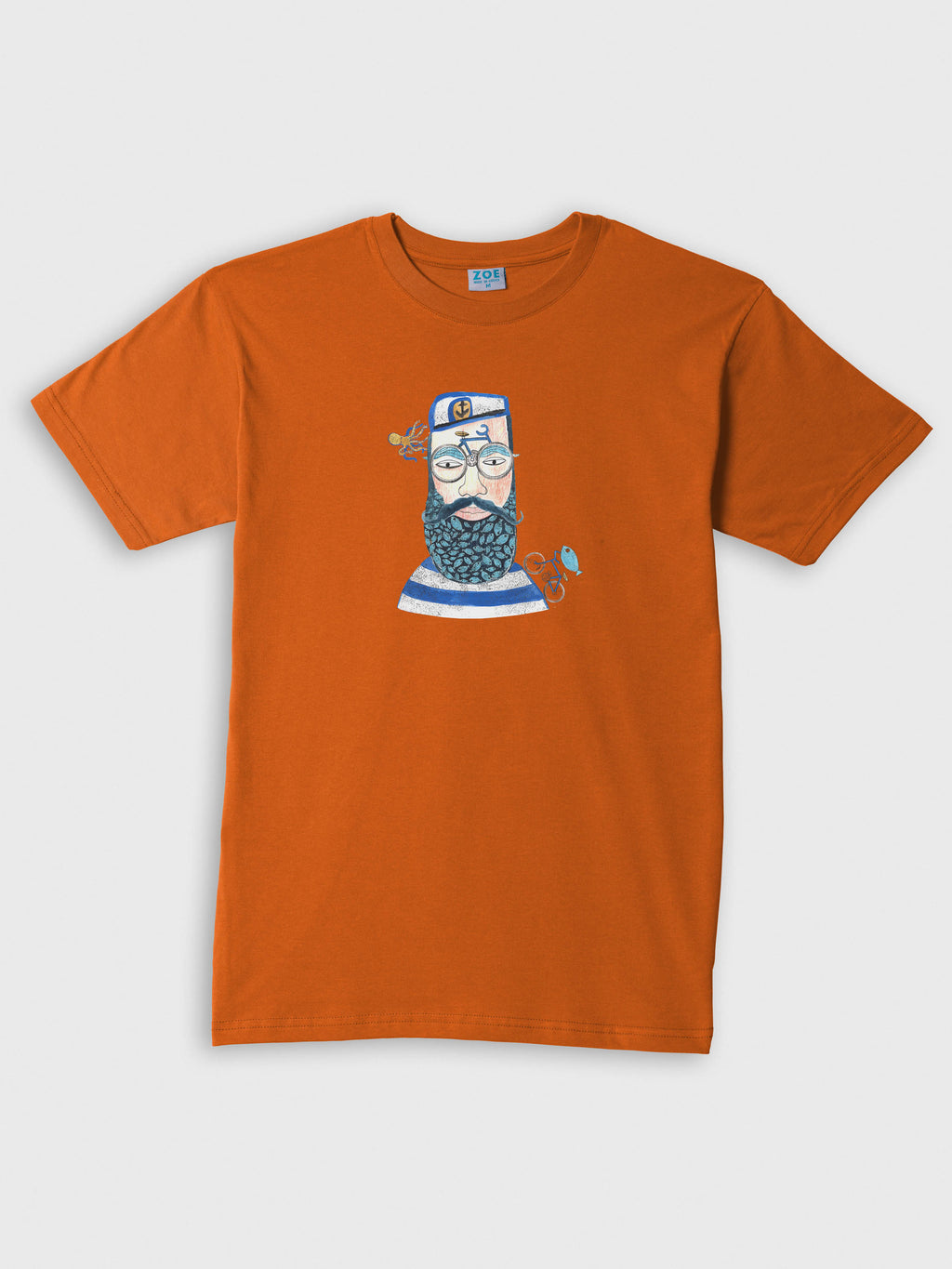 Sailor Portrait Nautical - T-Shirts
