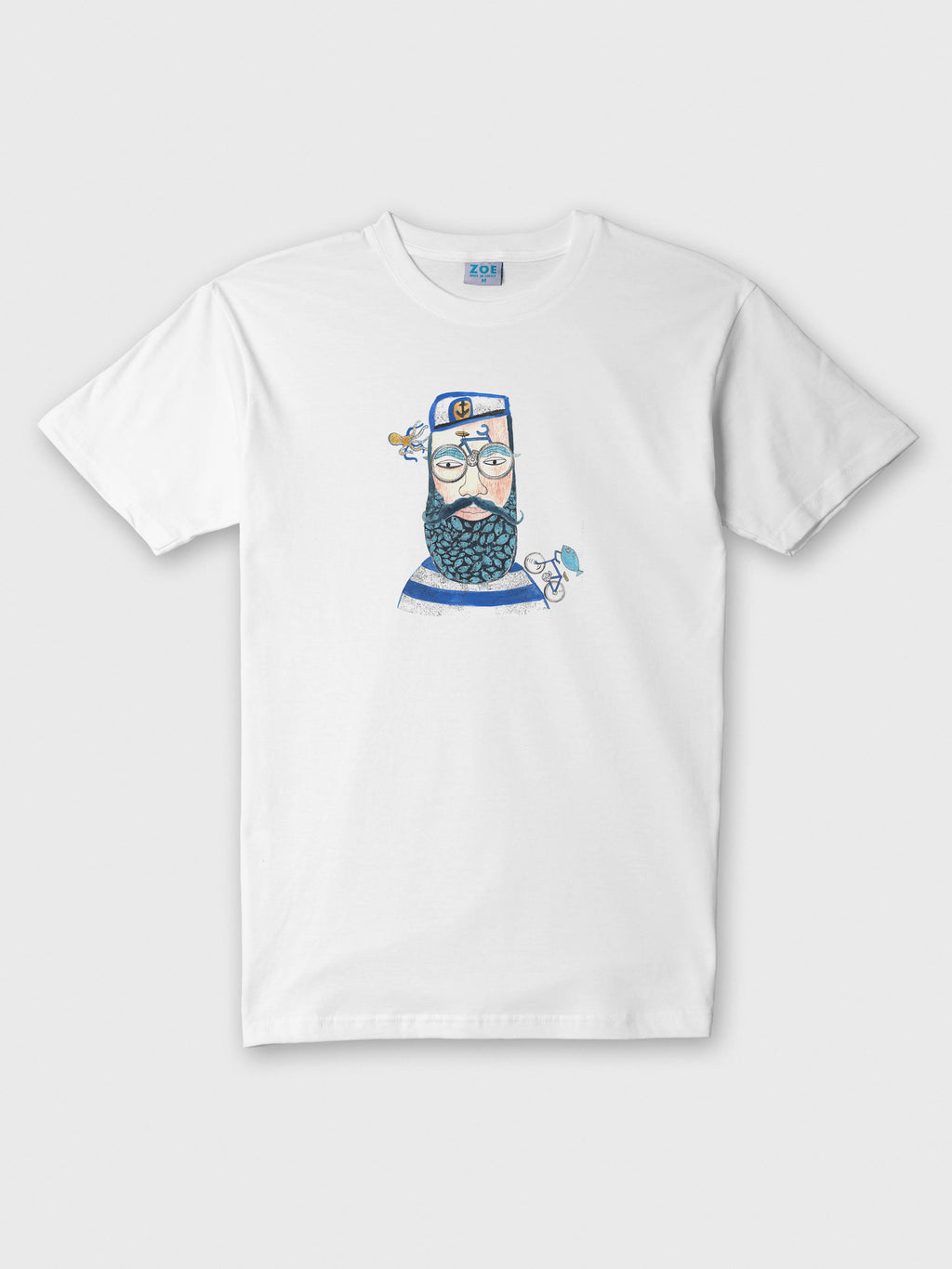 Sailor Portrait Nautical - T-Shirts