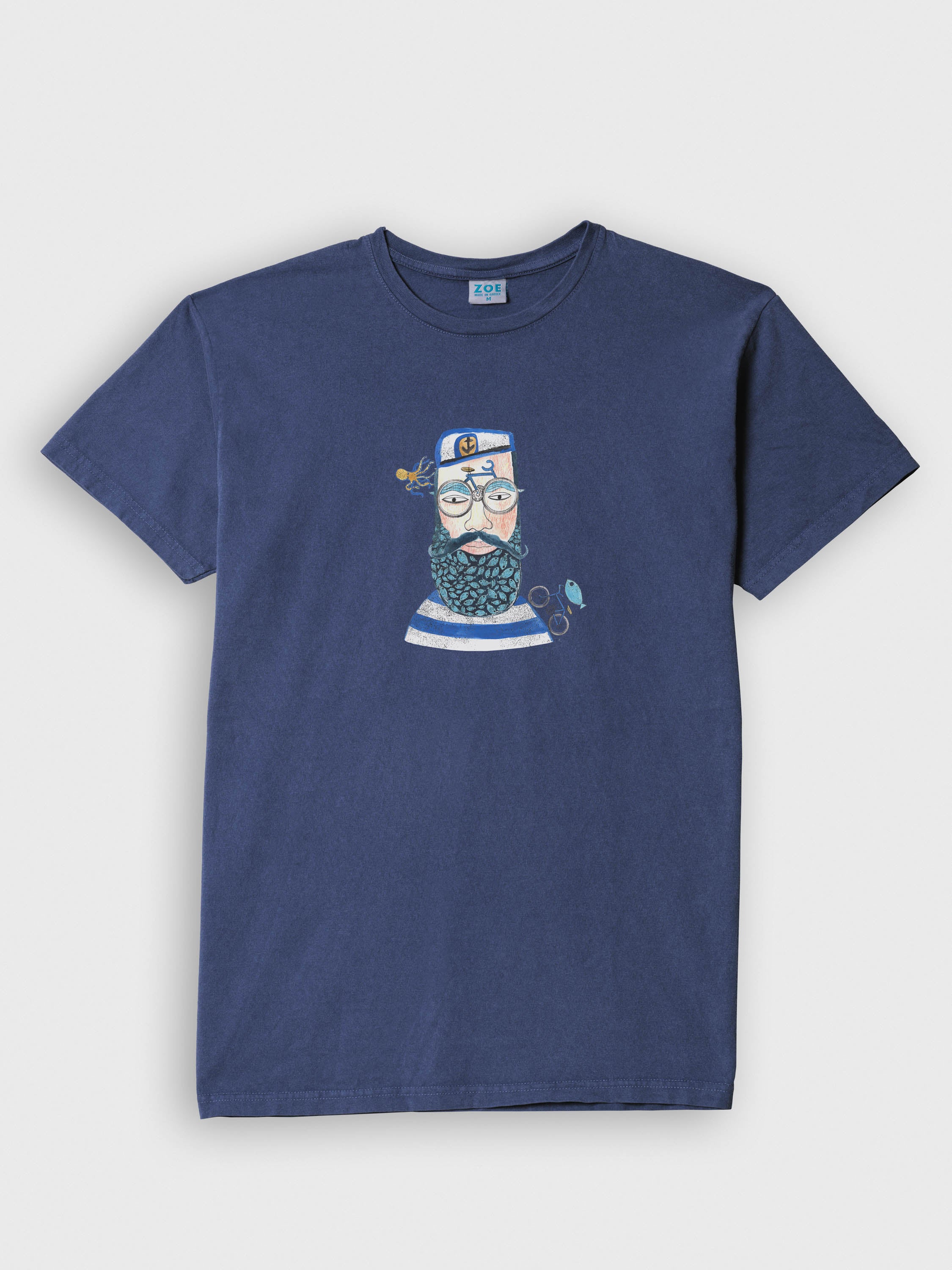 Ναυτικό Πορτρέτο Ναύτη - Μπλούζες Πετροπλυμένες