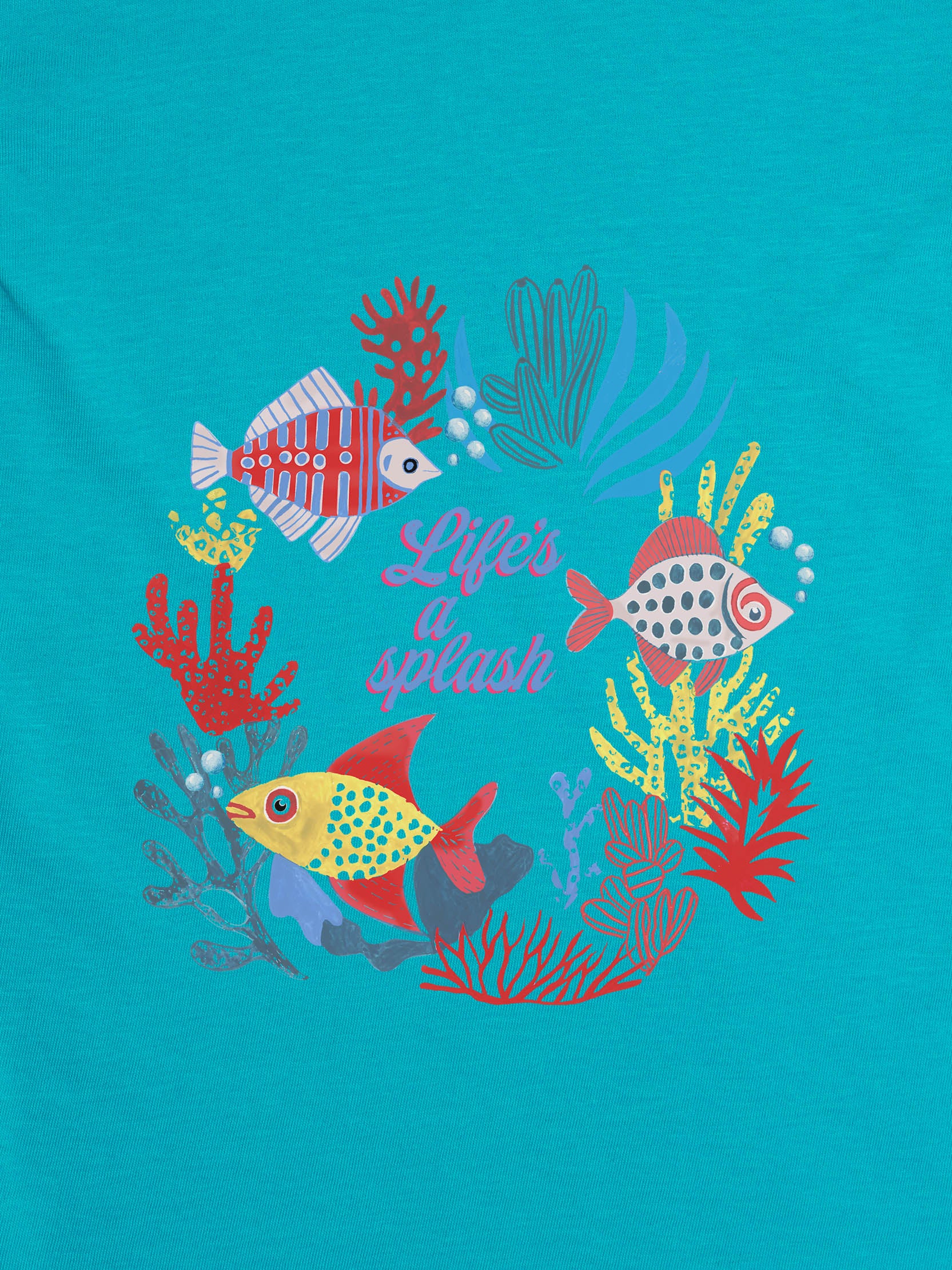Life’s a Splash Ocean Fish & Coral - T-Shirts