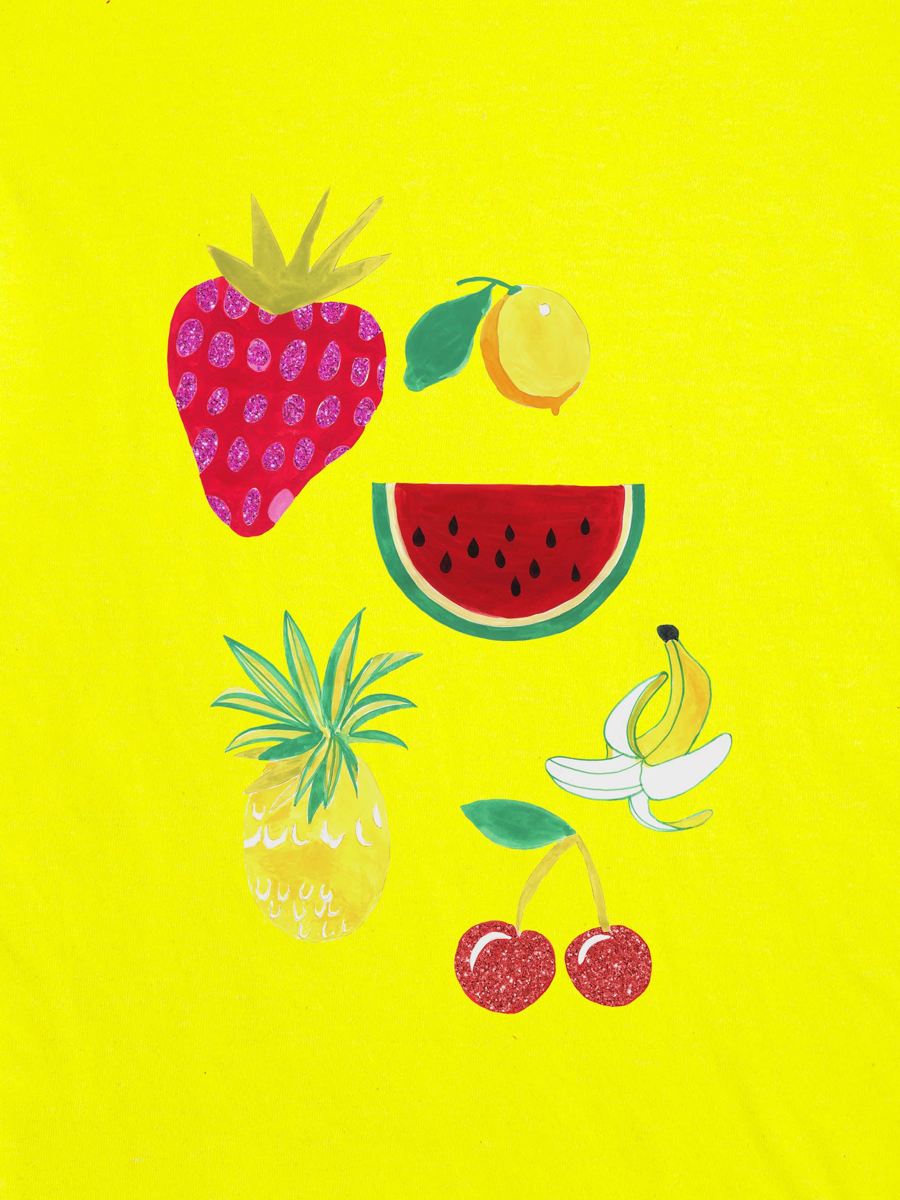 Summer Fruits Icons - T-Shirts