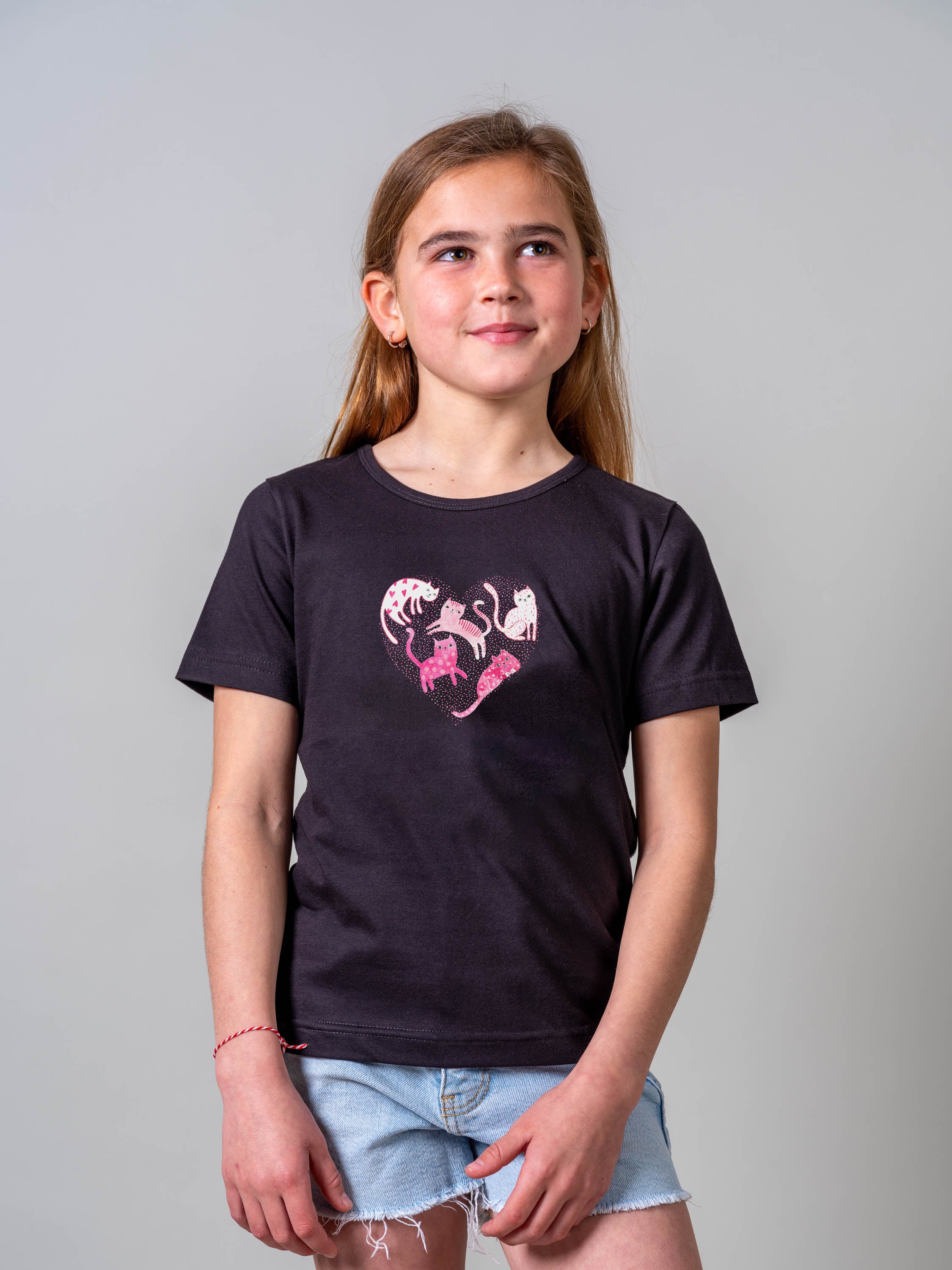 Pink Sea Creatures Heart Doodle - T-Shirts