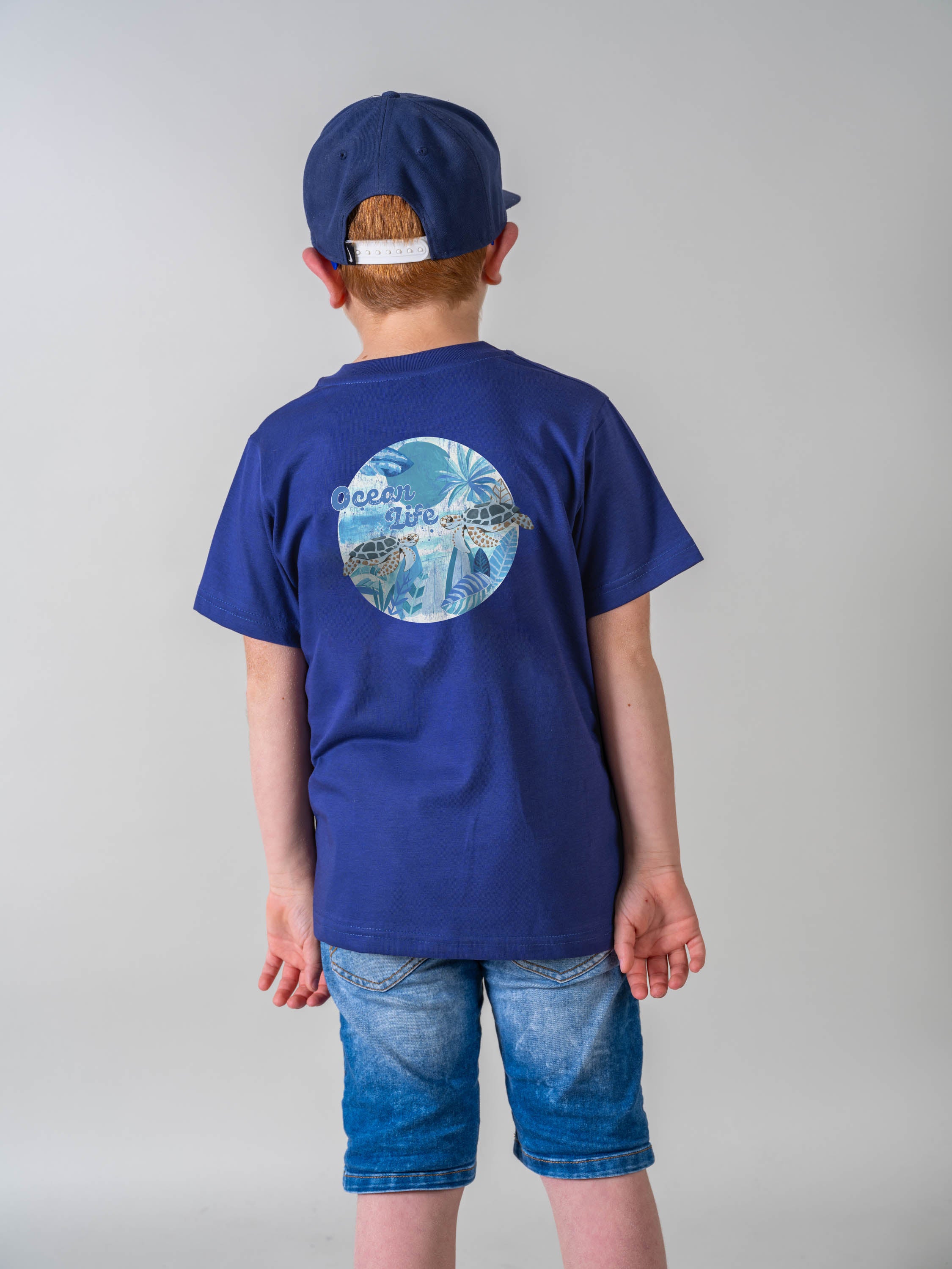 Κυκλικό Ocean Life με Θαλάσσιες Χελώνες - Μπλούζες