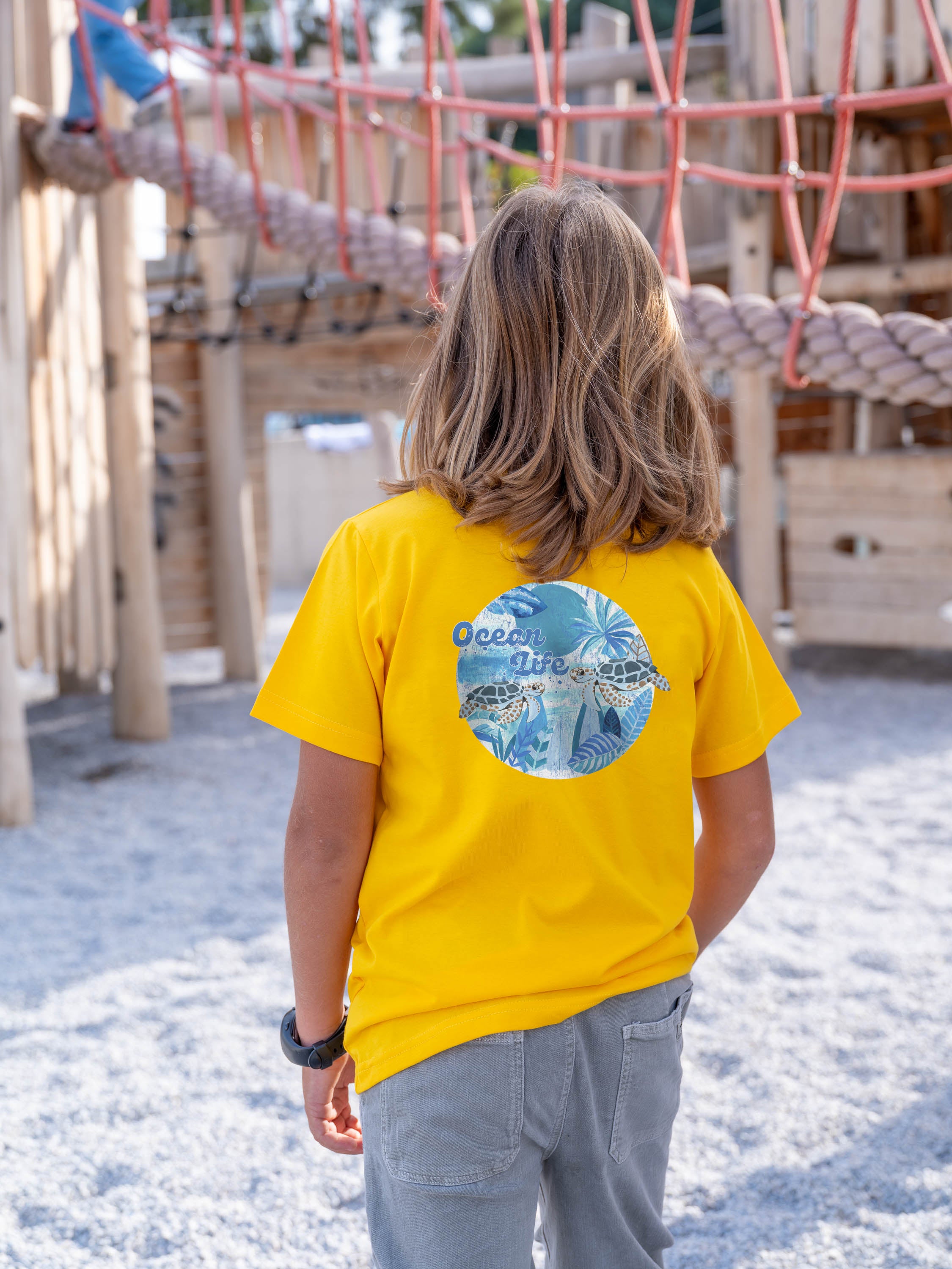 Κυκλικό Ocean Life με Θαλάσσιες Χελώνες - Μπλούζες