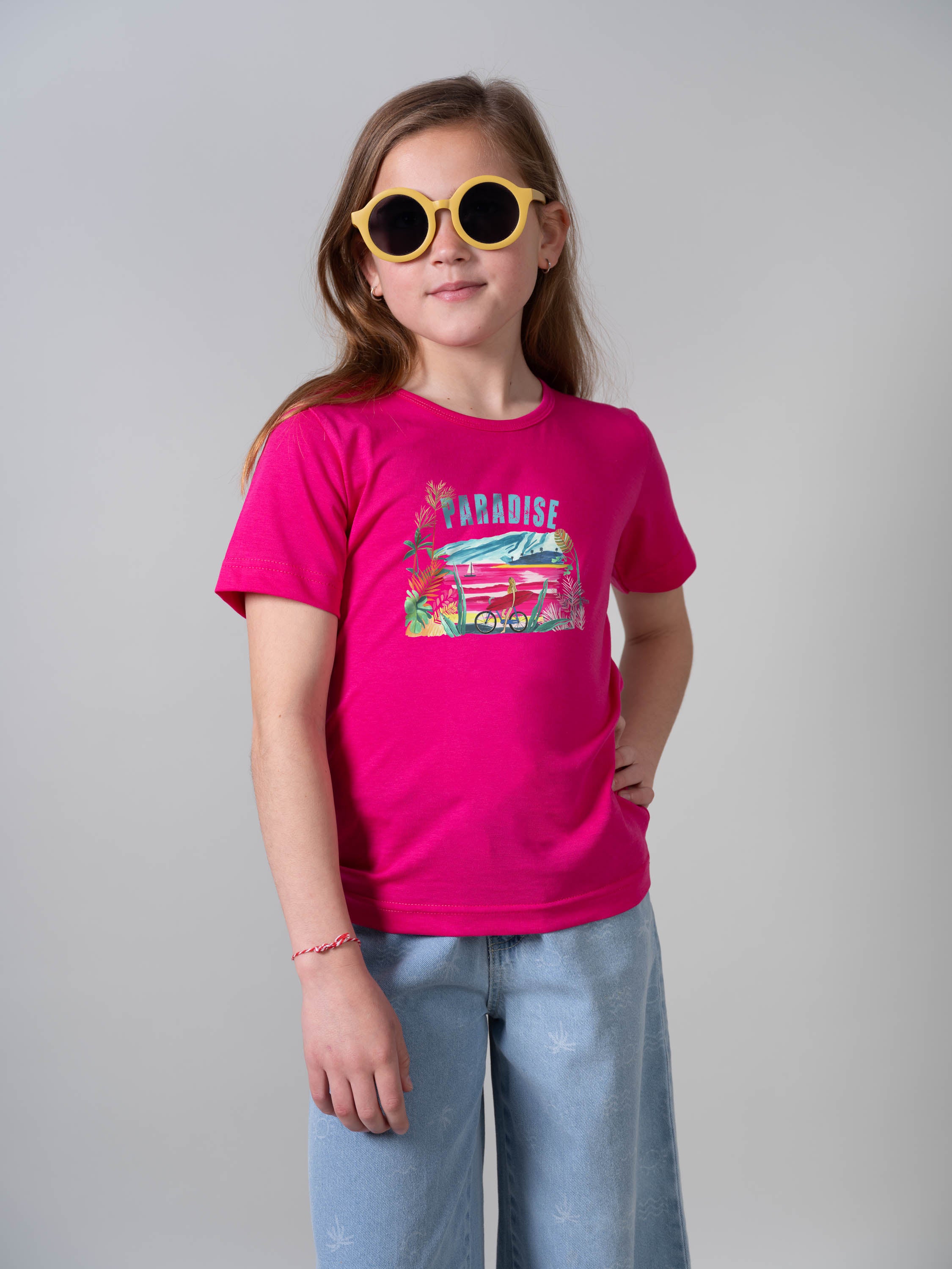 PARADISE Beach Bicycle & Palms - T-Shirts