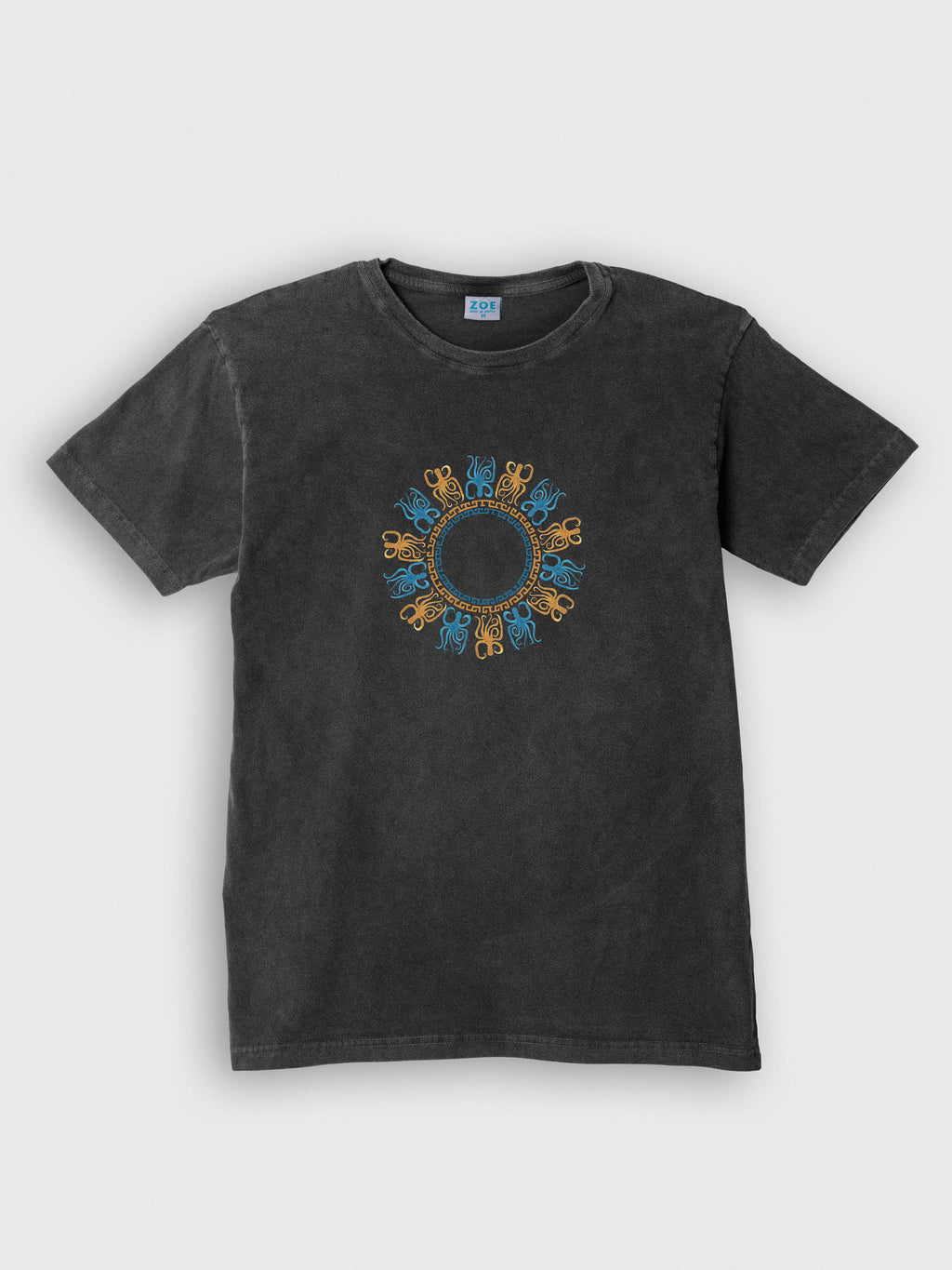 Octopus Mandala Coastal - Stonewashed T-Shirts
