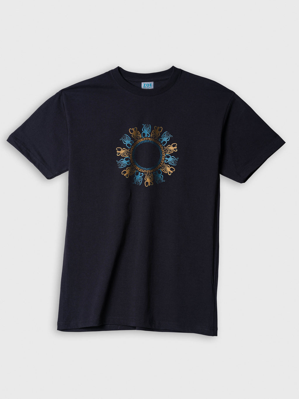 Octopus Mandala Coastal - T-Shirts