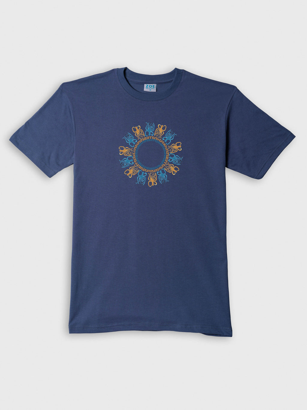 Octopus Mandala Coastal - T-Shirts