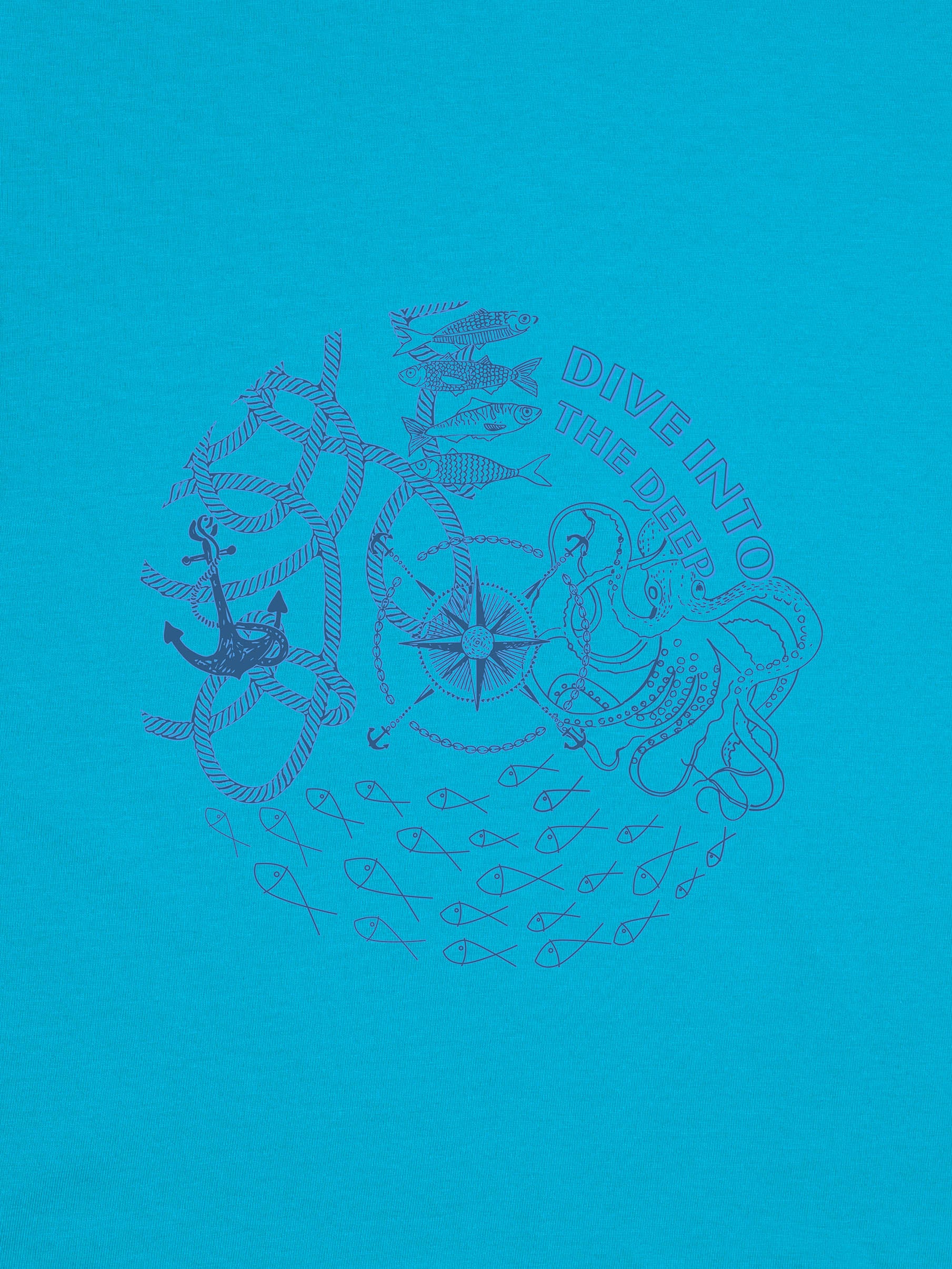 “Dive Into” Πυξίδα & Άγκυρα (Ναυτικό) - Μπλούζες