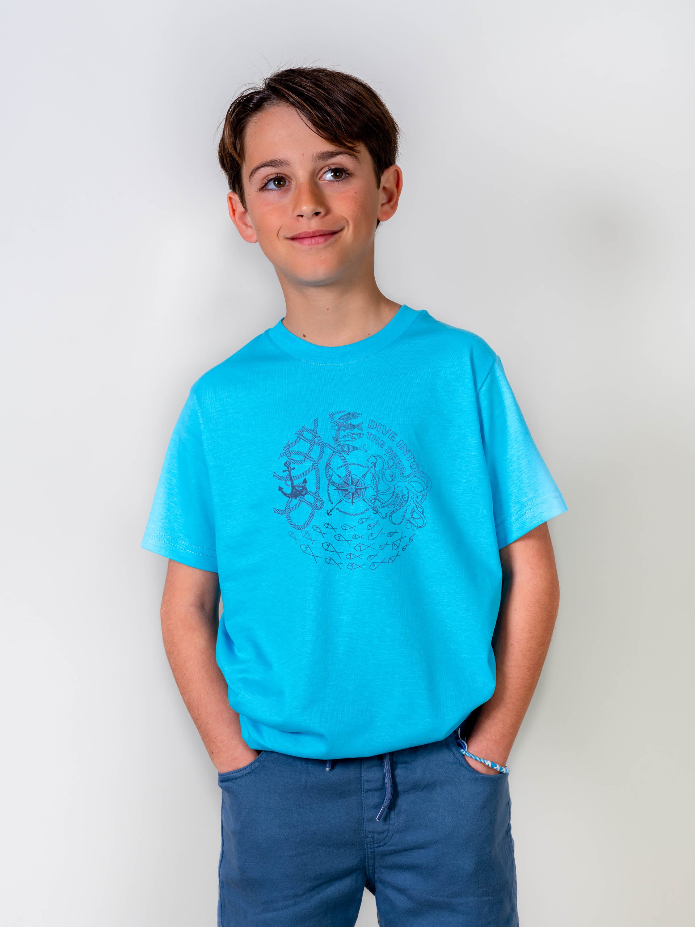 “Dive Into” Πυξίδα & Άγκυρα (Ναυτικό) - Μπλούζες