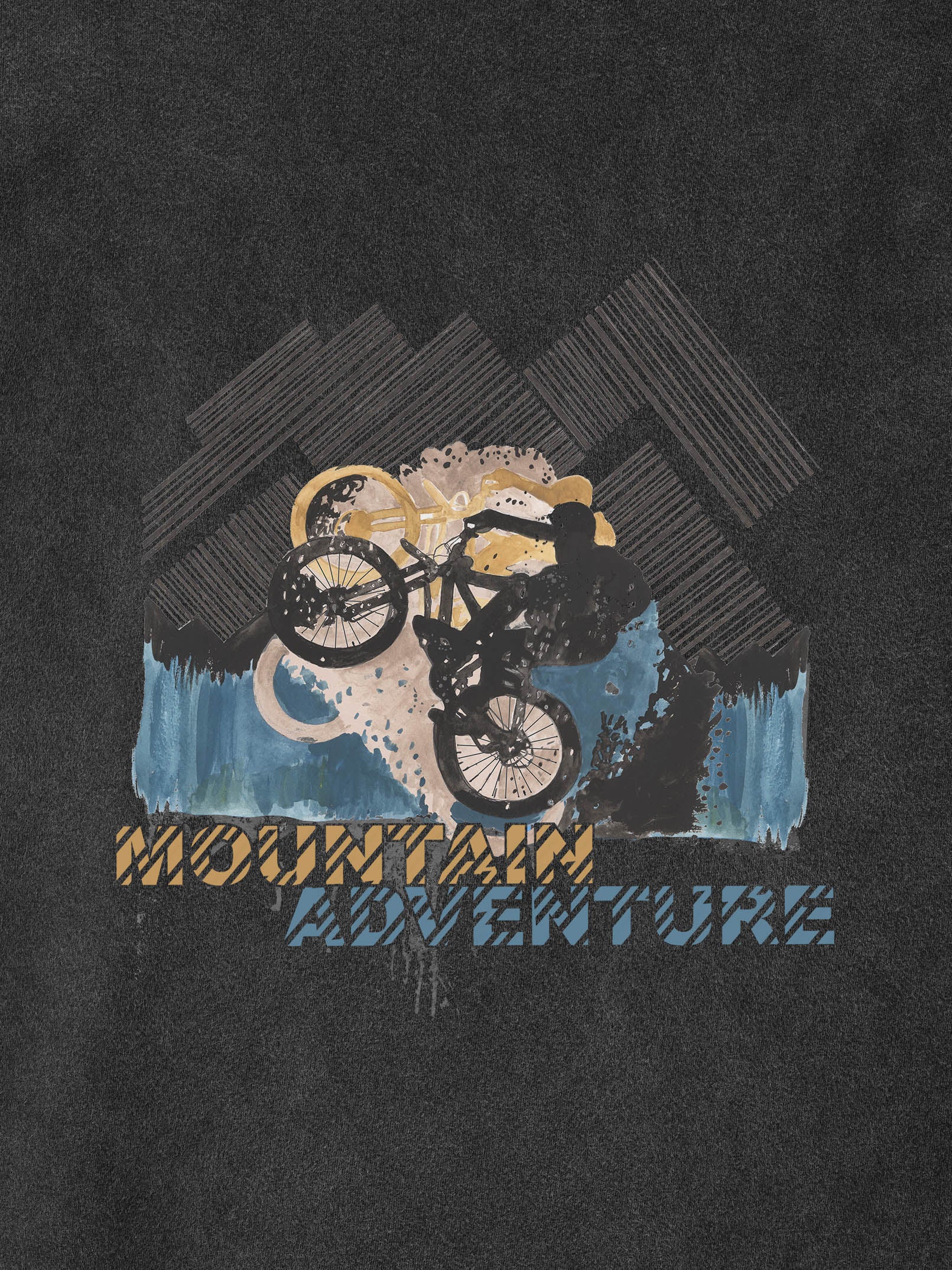 Adventure Σχέδιο Mountain Bike - Μπλούζες Πετροπλυμένες