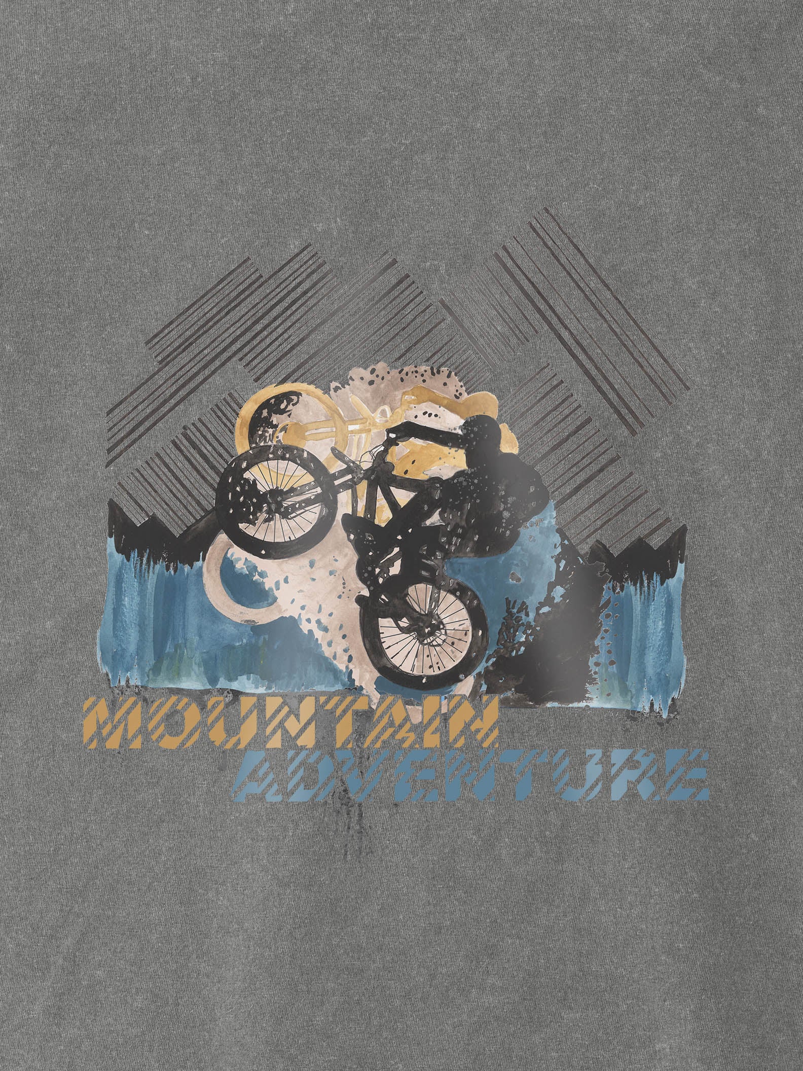 Adventure Σχέδιο Mountain Bike - Μπλούζες Πετροπλυμένες