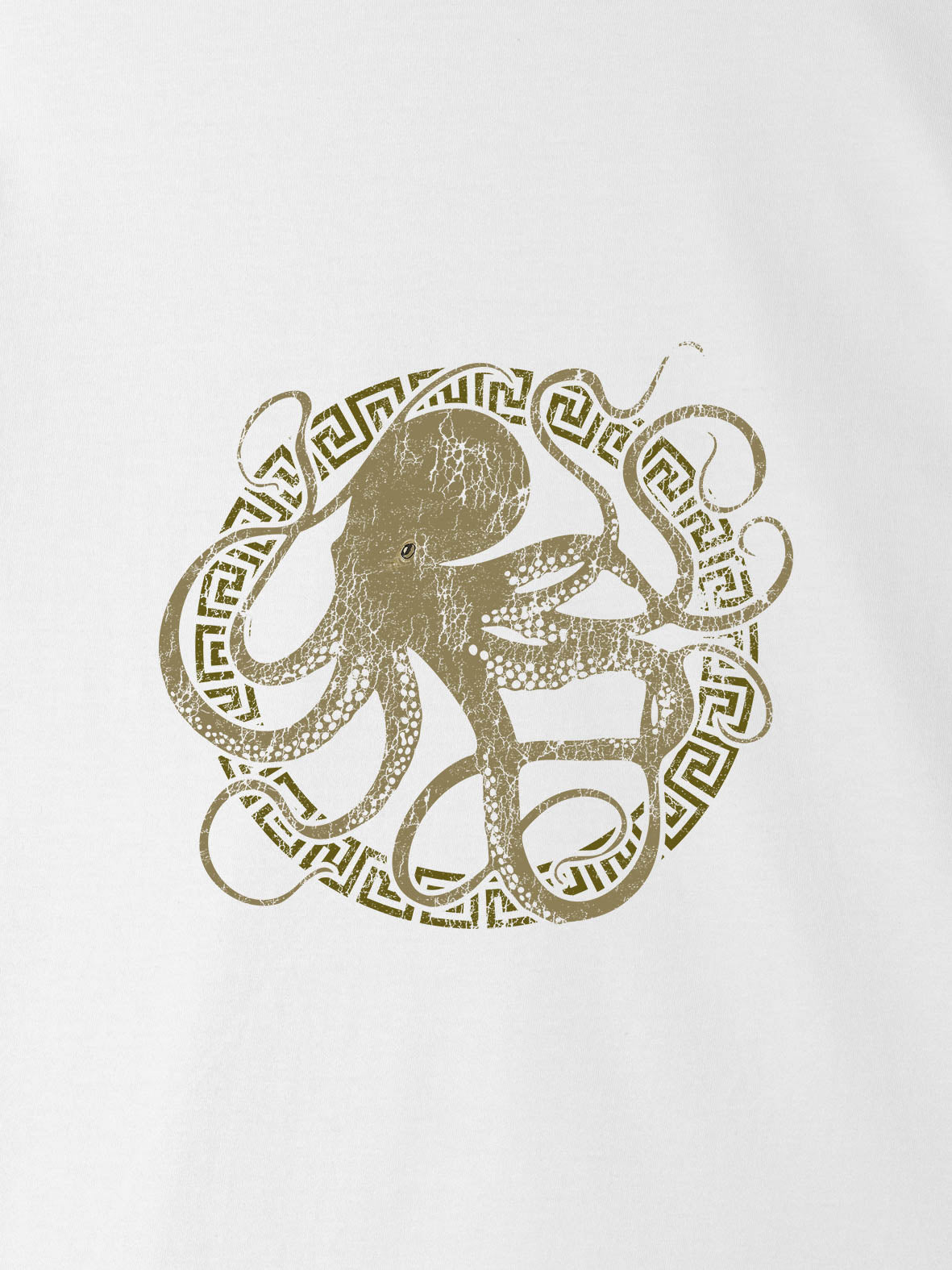 Minimal Octopus Outline - T-Shirts