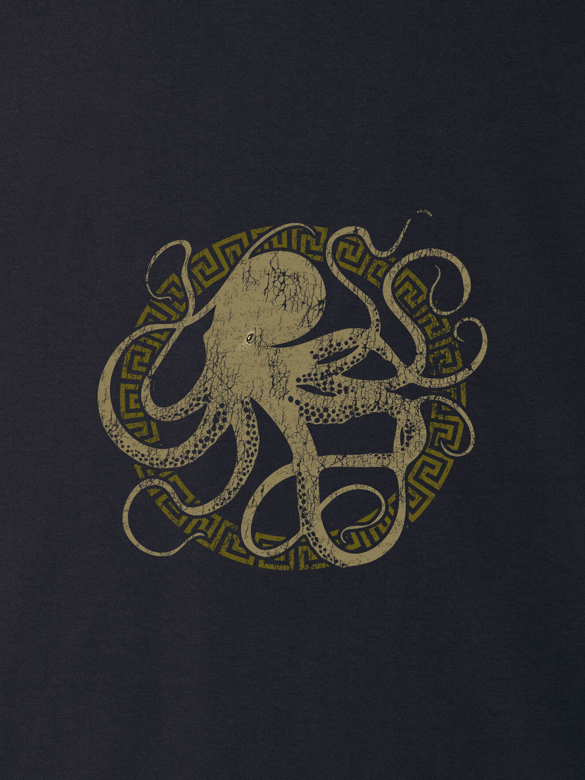 Minimal Octopus Outline - T-Shirts