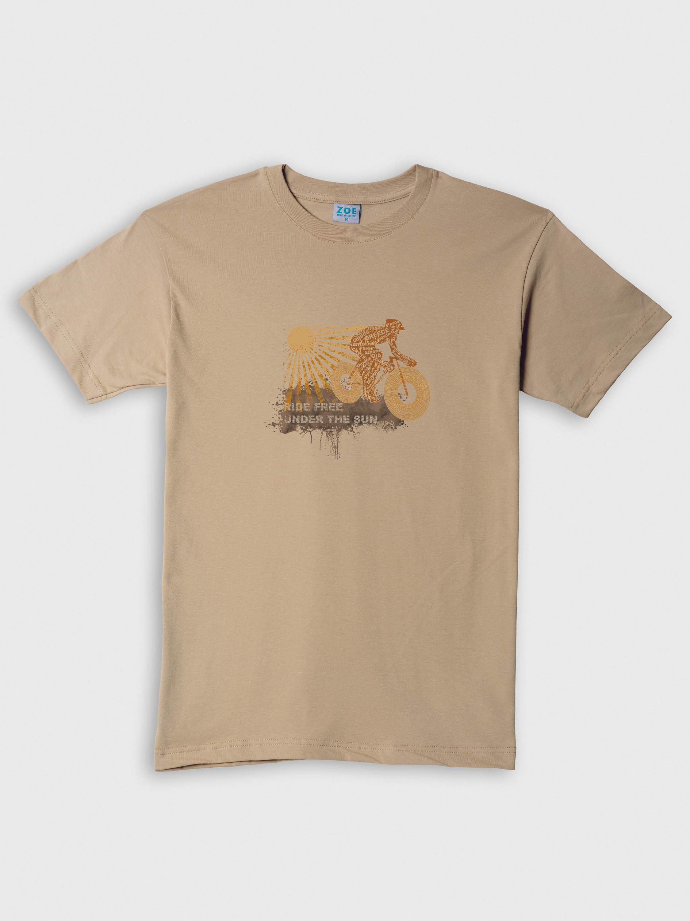 Ride Free Under the Sun Bicycle - T-Shirts