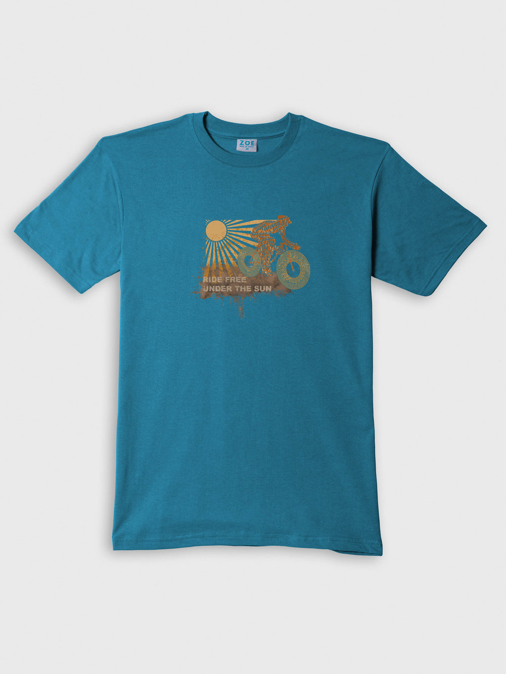 Ride Free Under the Sun Bicycle - T-Shirts