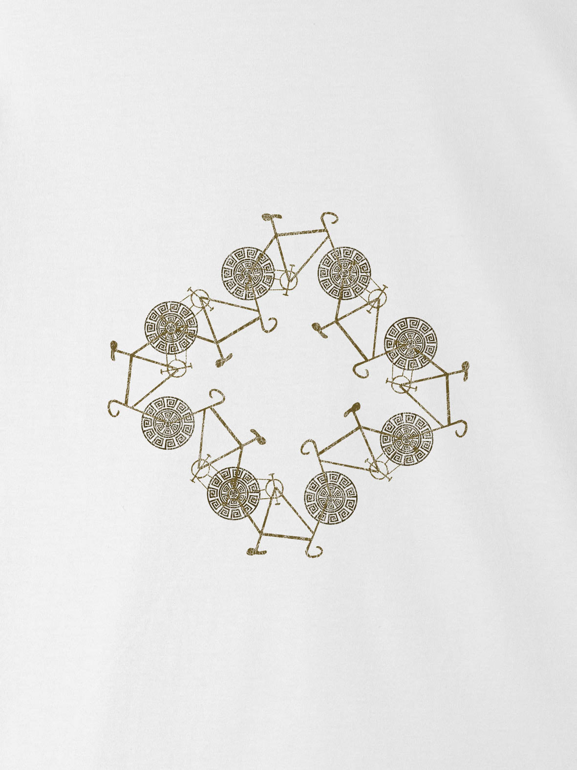 Handprint Circle Abstract - T-Shirts