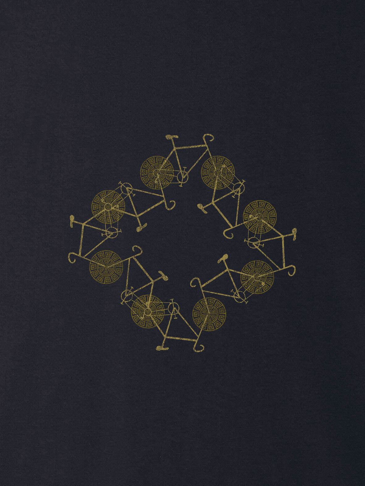 Handprint Circle Abstract - T-Shirts