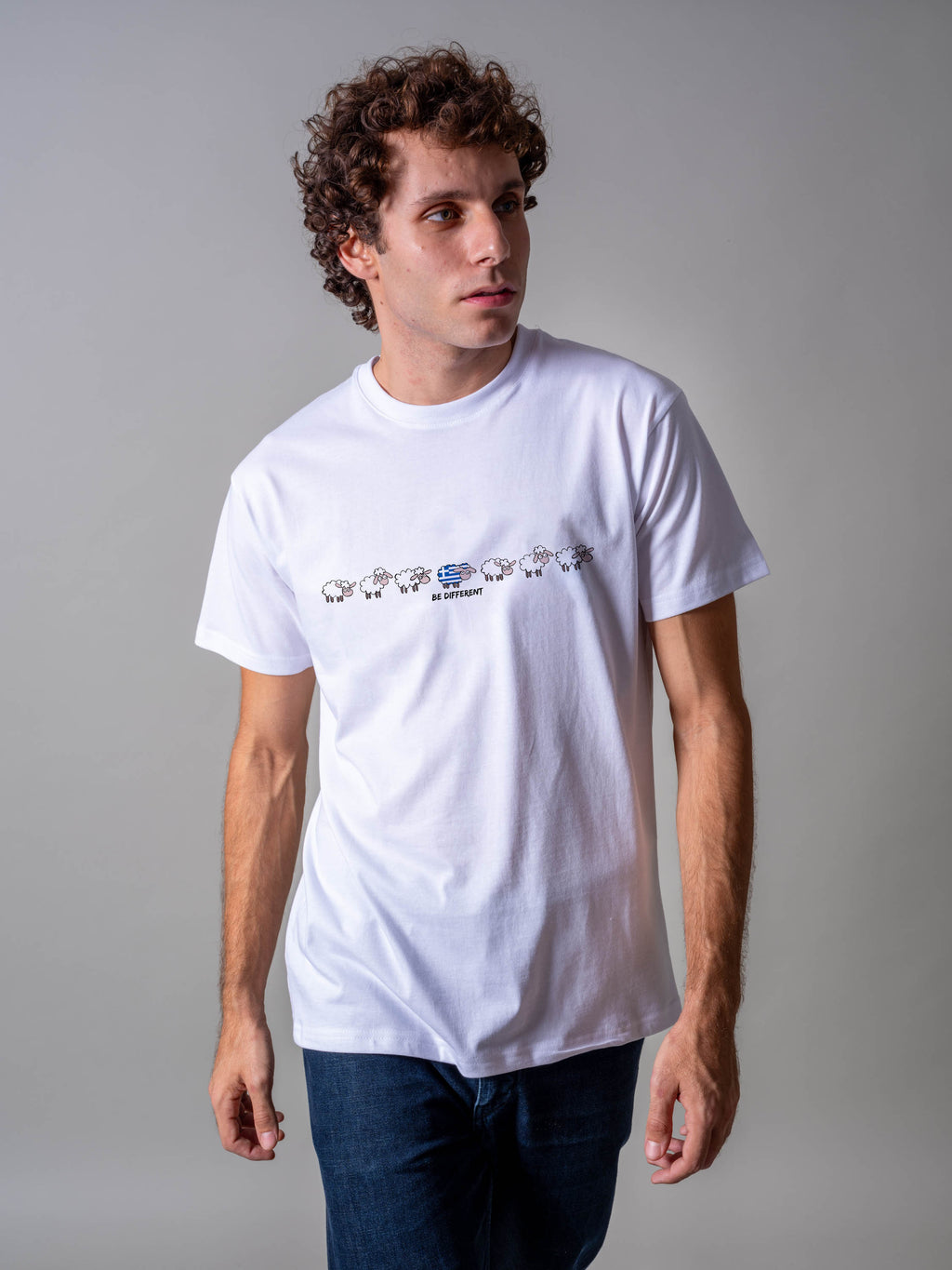 Funny Sheep Line - T-Shirts