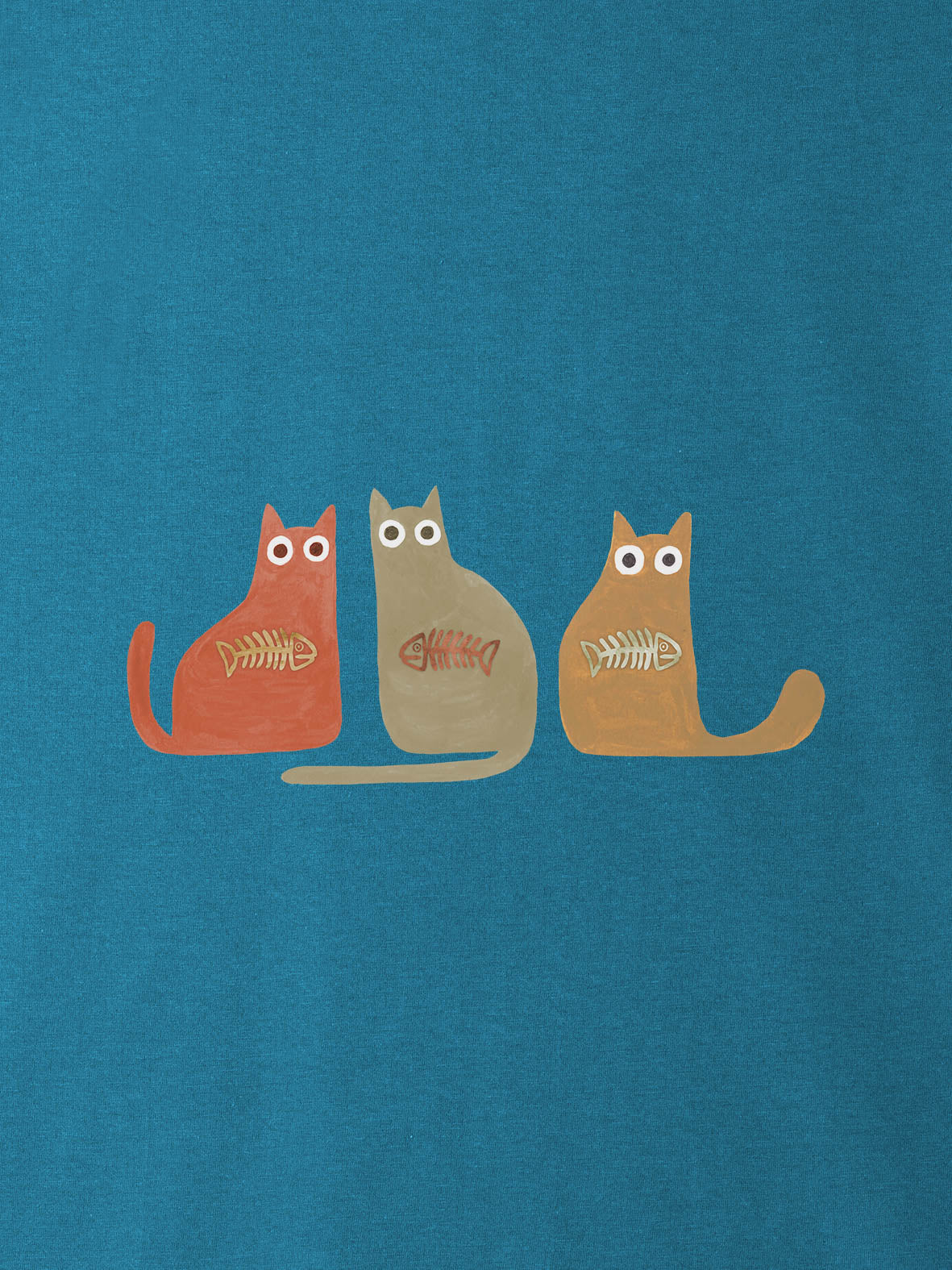 Fish Bones Character Trio - T-Shirts