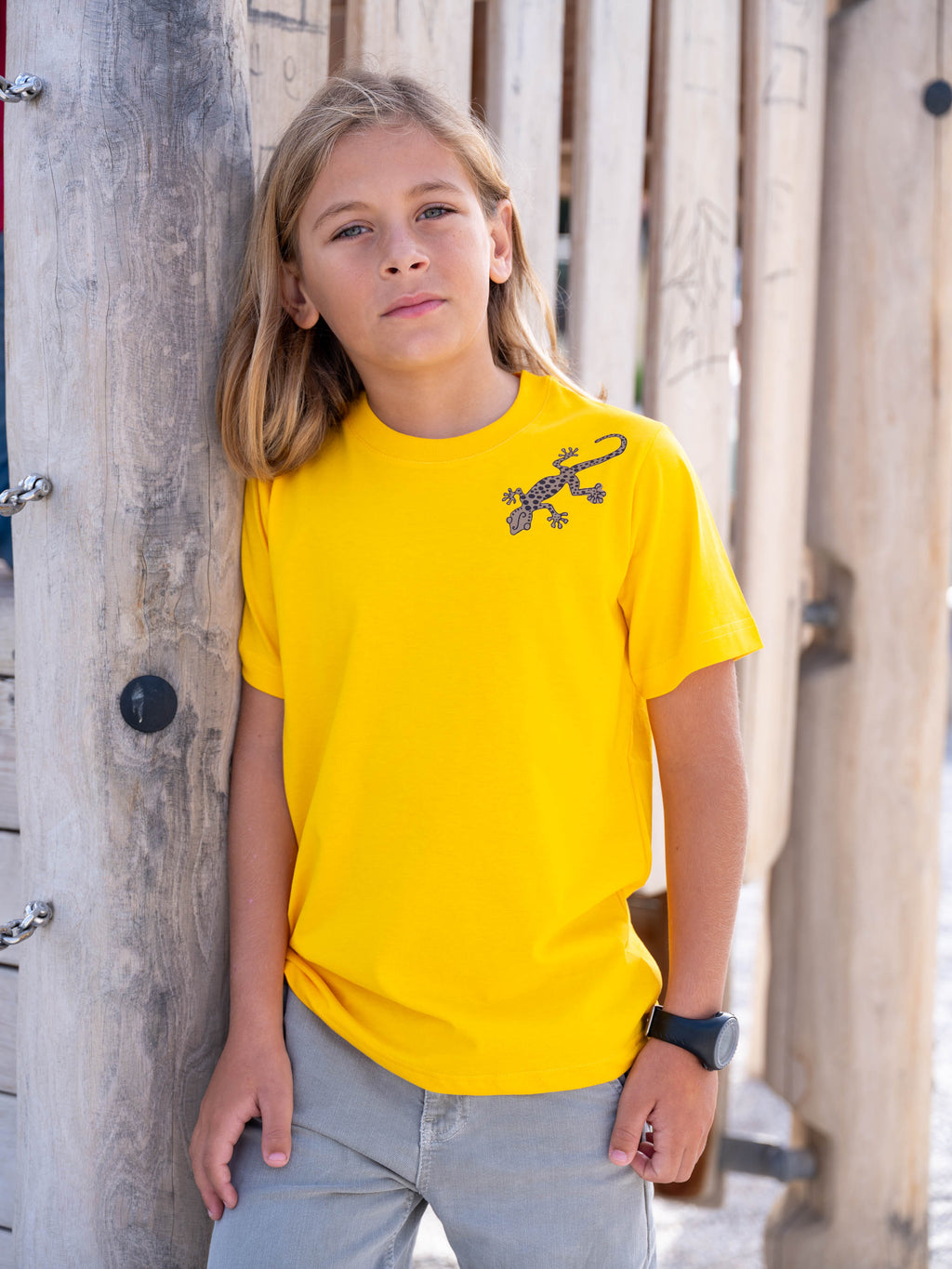 Mountain & Lizards Doodle Landscape - T-Shirts
