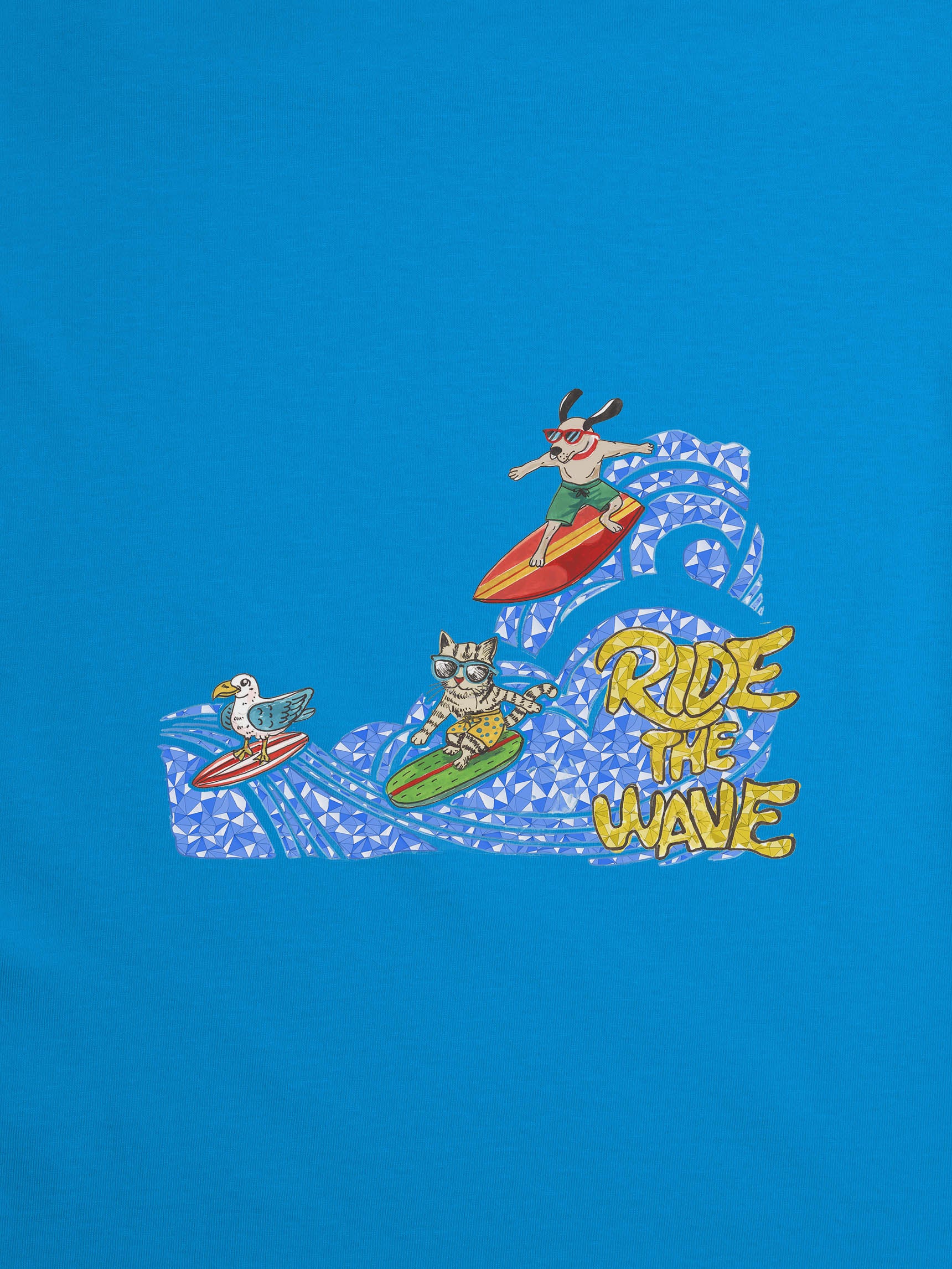 Ride the Wave Surf Animals - T-Shirts