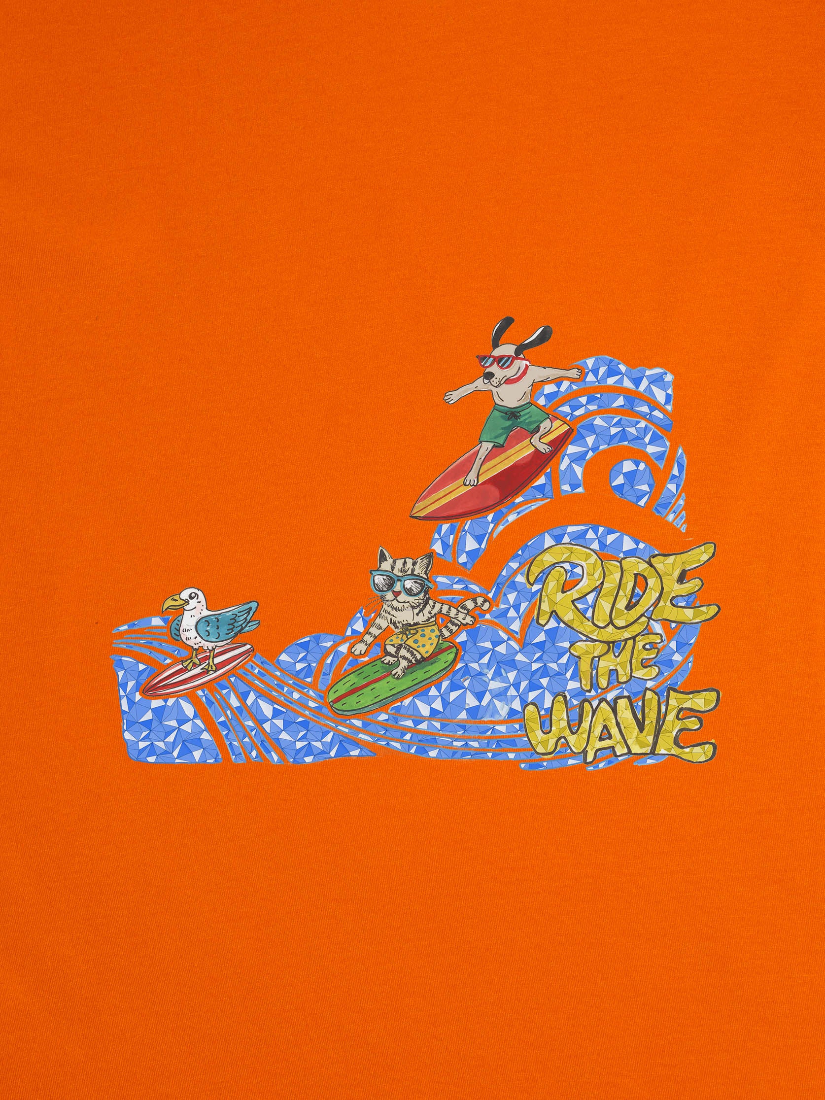 “Ride the Wave” Surf Ζωάκια - Μπλούζες