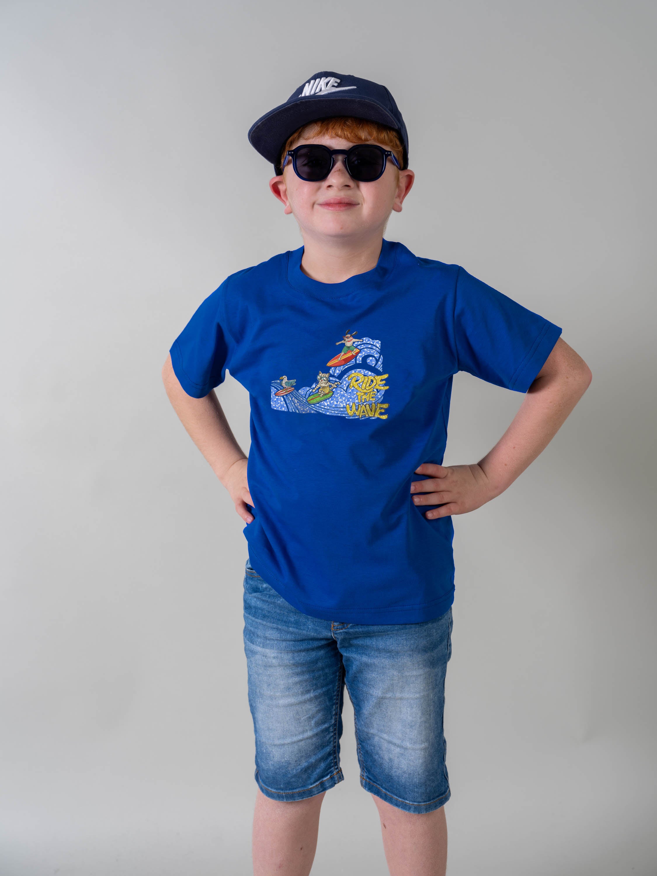 “Ride the Wave” Surf Ζωάκια - Μπλούζες