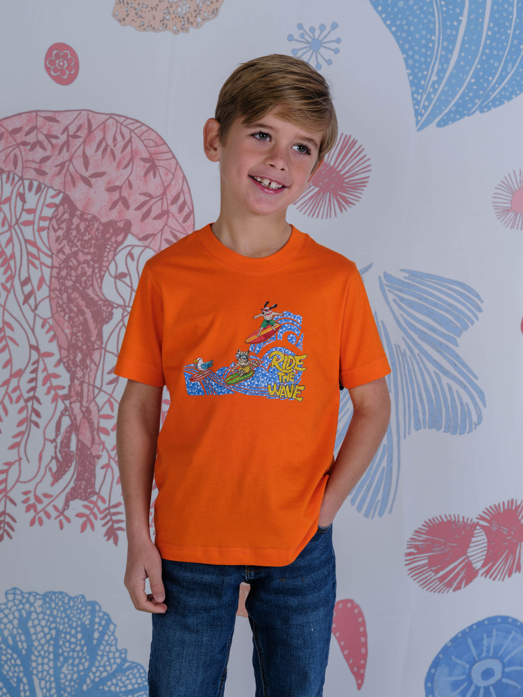 Ride the Wave Surf Animals - T-Shirts