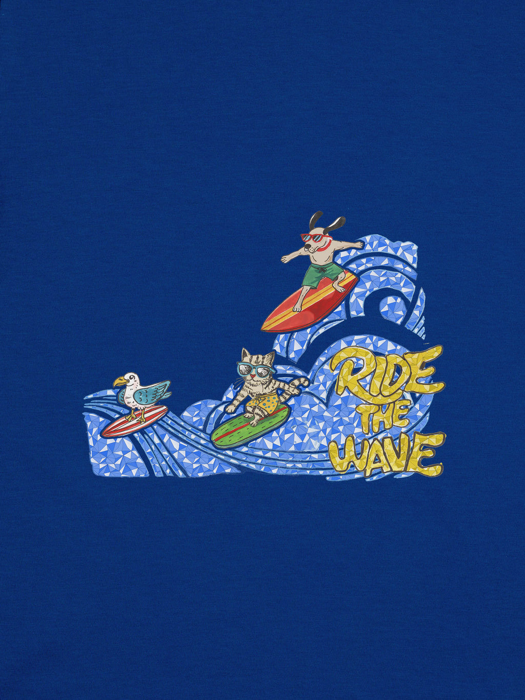 Ride the Wave Surf Animals - T-Shirts