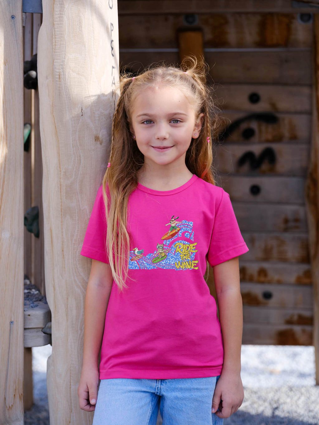 Ride the Wave Surf Animals - T-Shirts