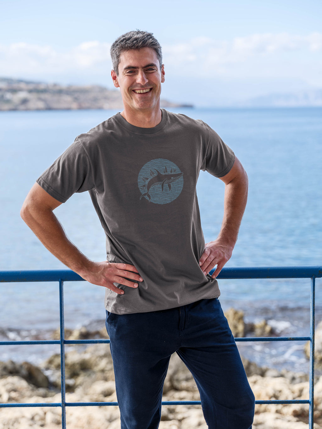 Vintage Whale Nautical Silhouette - T-Shirts