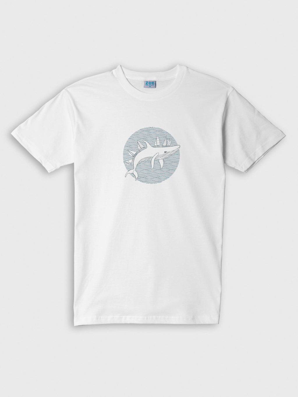 Vintage Whale Nautical Silhouette - T-Shirts