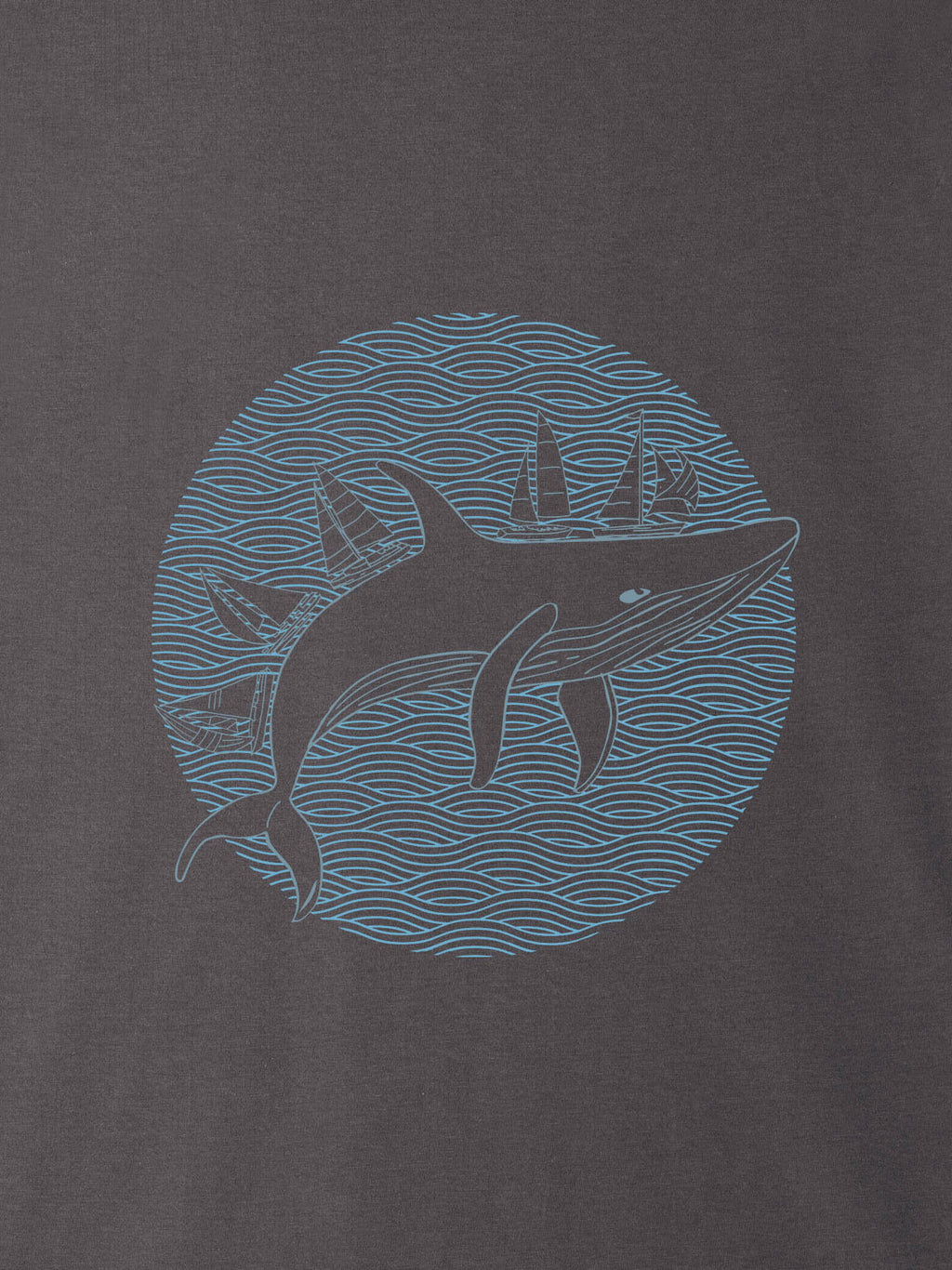 Vintage Whale Nautical Silhouette - T-Shirts