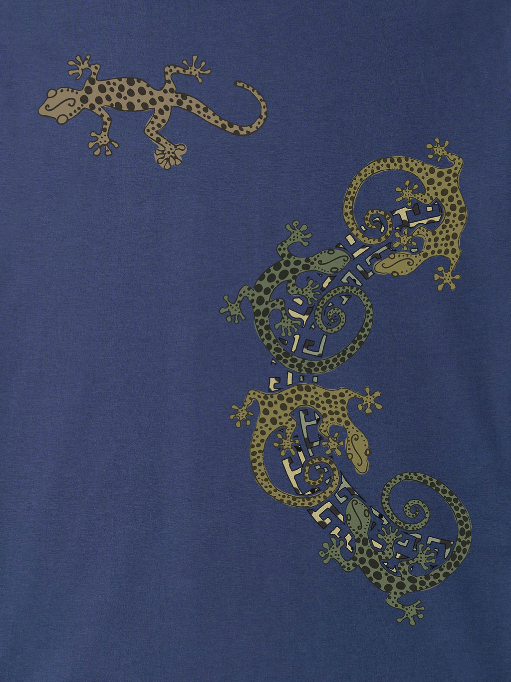 Gecko Tribal Collage - T-Shirts