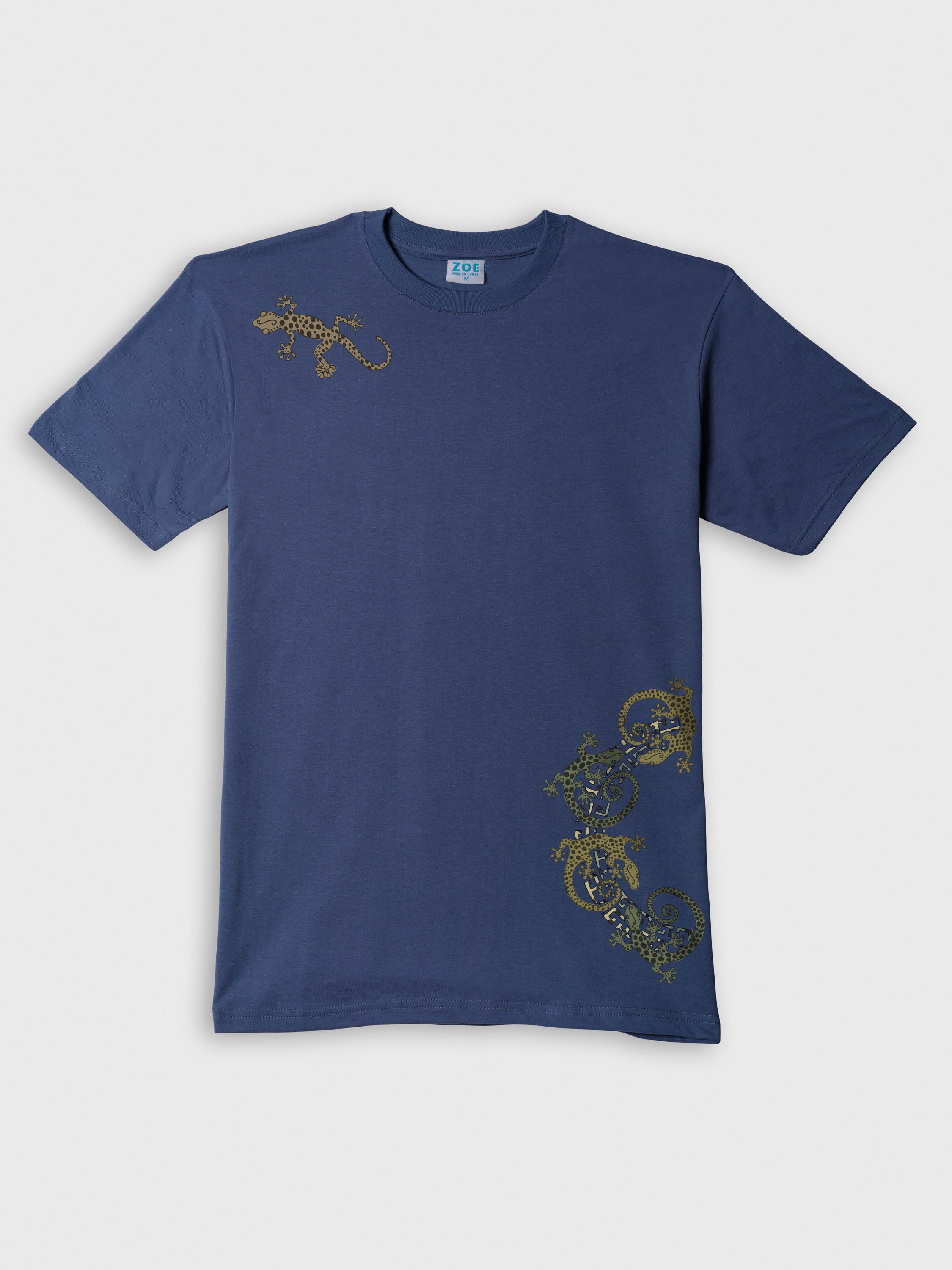 Gecko Tribal Collage - T-Shirts