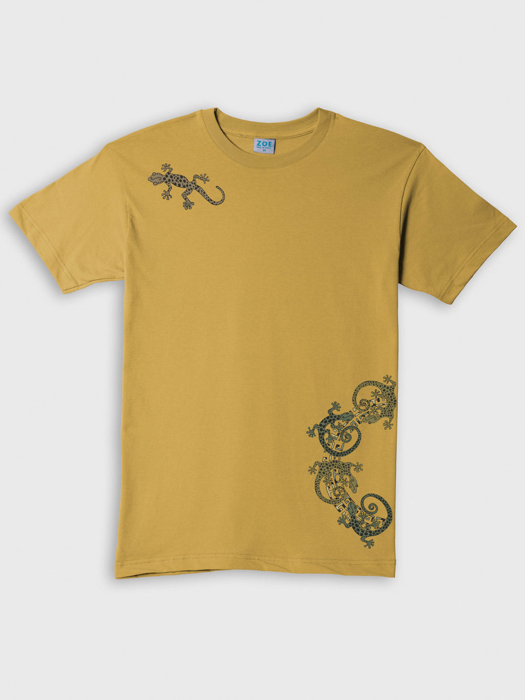 Gecko Tribal Collage - T-Shirts