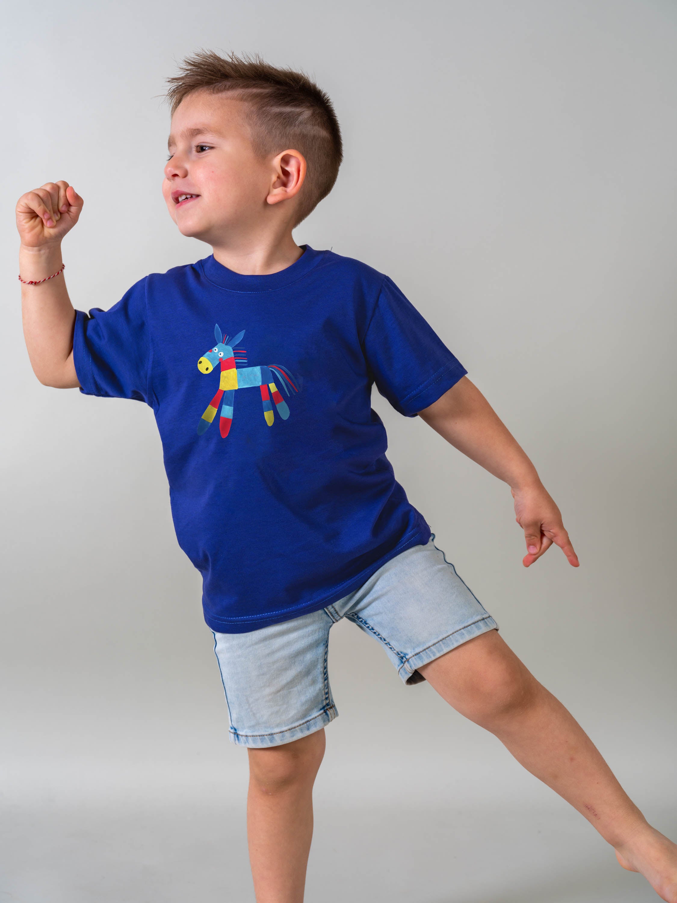 Πολύχρωμος Γάιδαρος “I Love Greece” - Μπλούζες