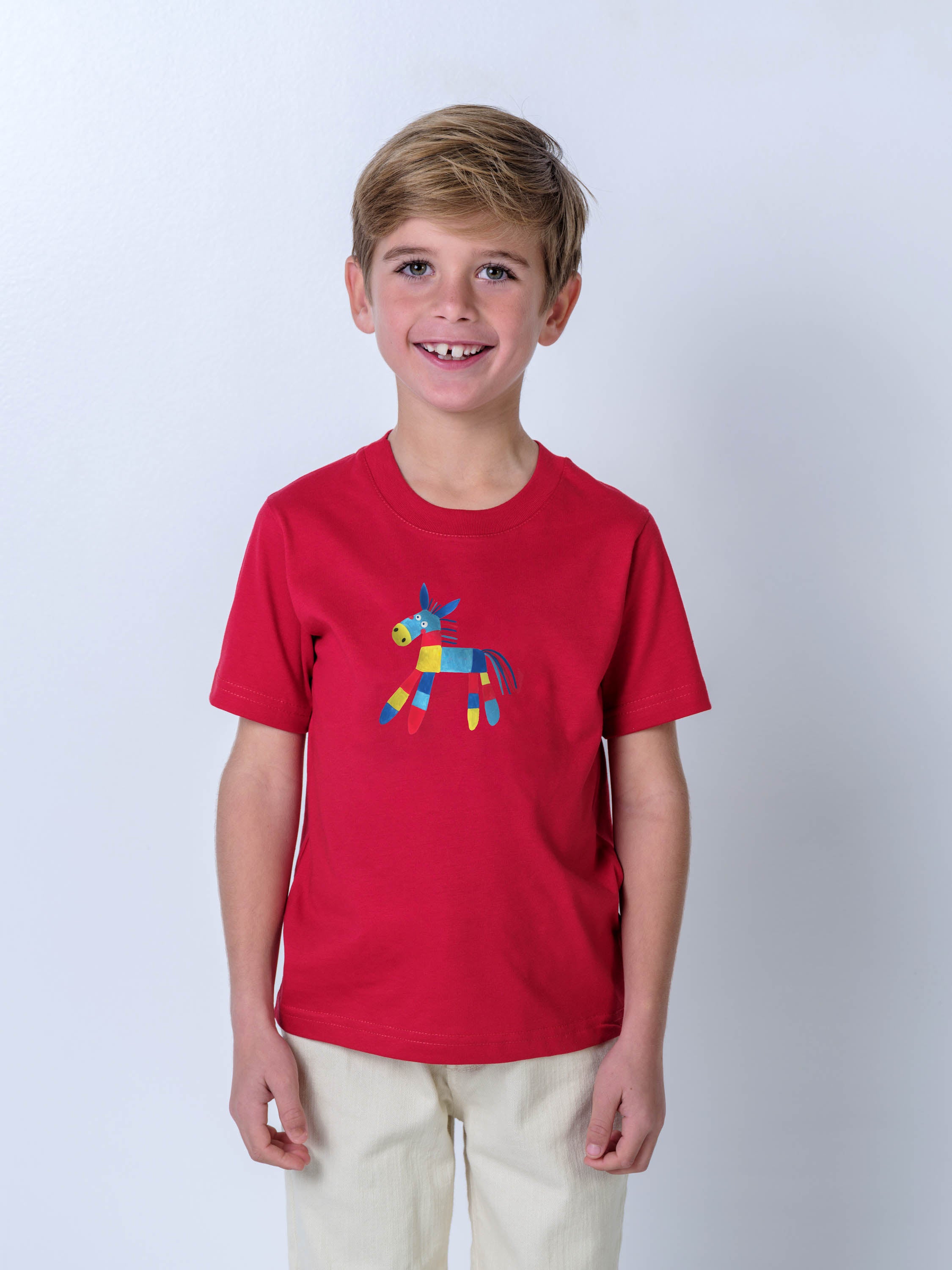 Πολύχρωμος Γάιδαρος “I Love Greece” - Μπλούζες