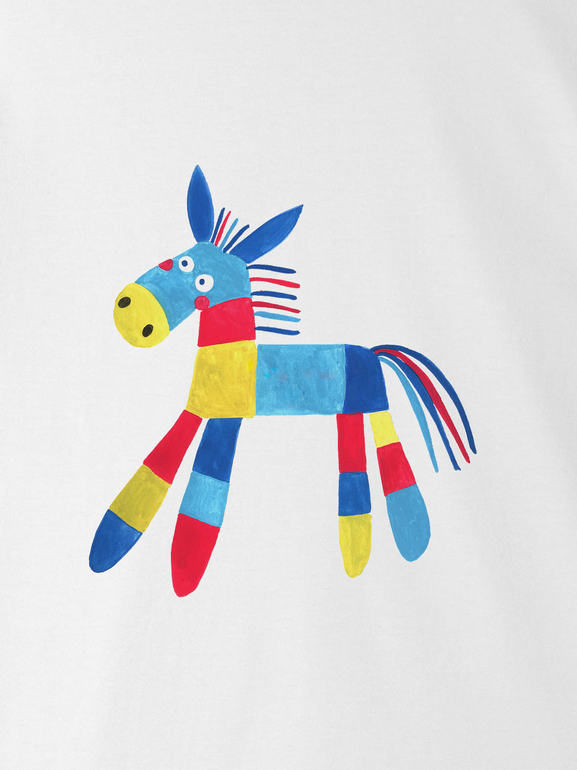 Πολύχρωμος Γάιδαρος “I Love Greece” - Μπλούζες