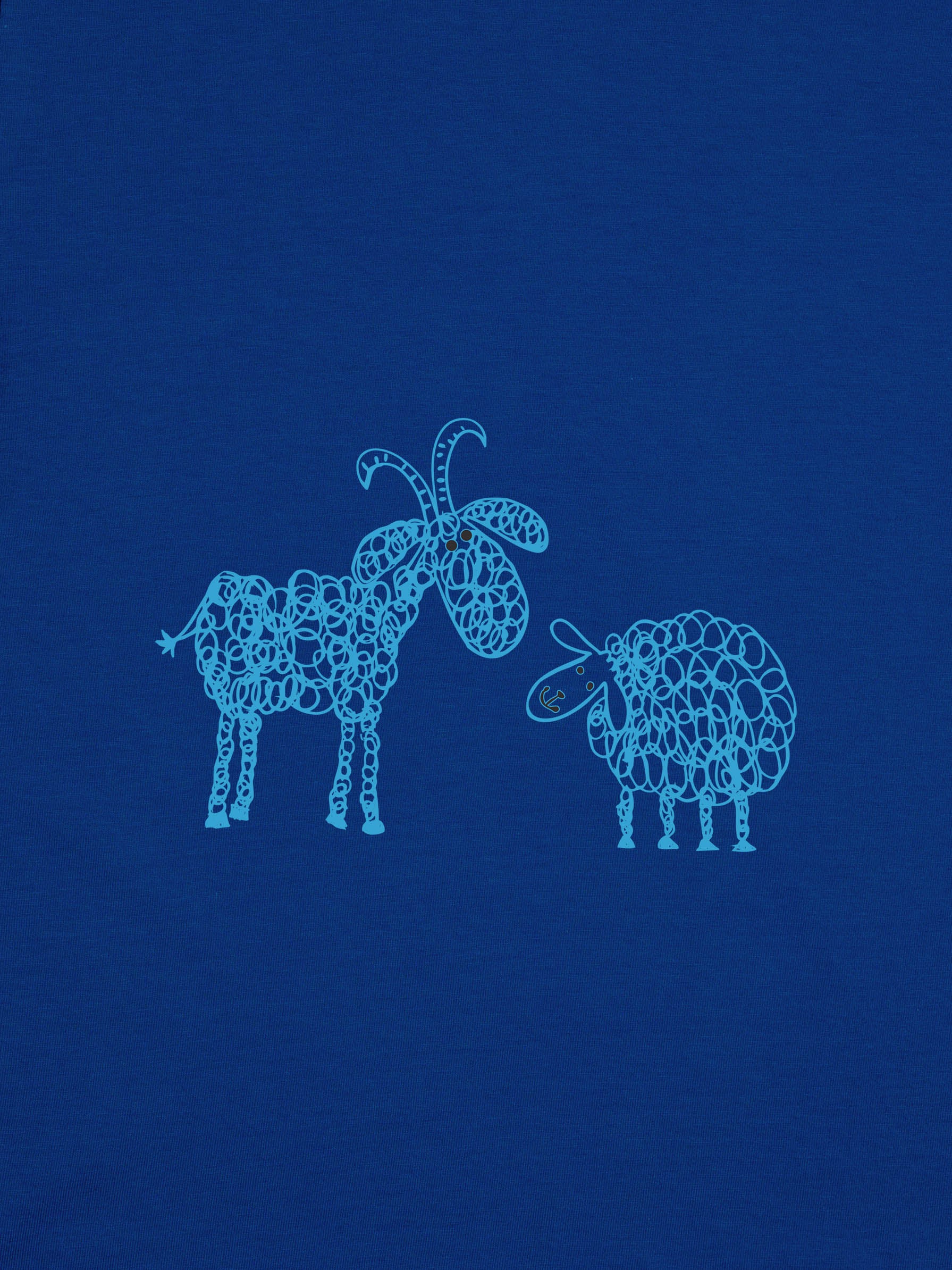 Μοτίβο με Προβατάκια (Outline) - Μπλούζες